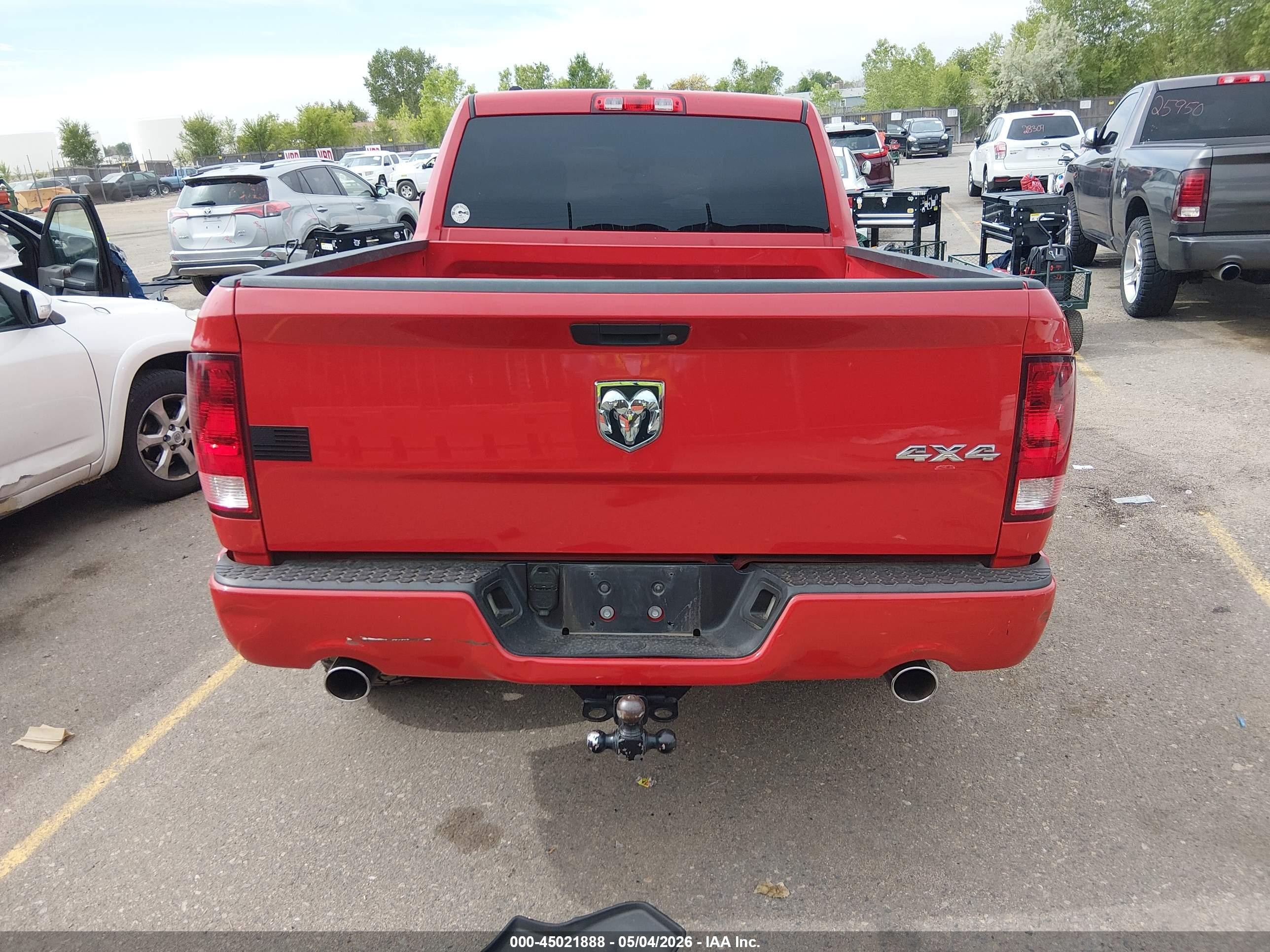 2013 Ram 1500 Express Red vin: 1C6RR7FT5DS683161