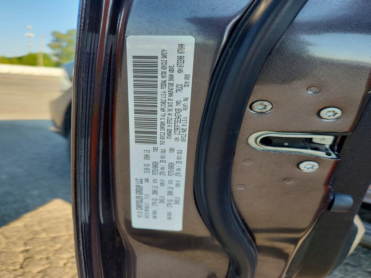 2014 Ram 1500 St Gray vin: 1C6RR7FT5ES427426