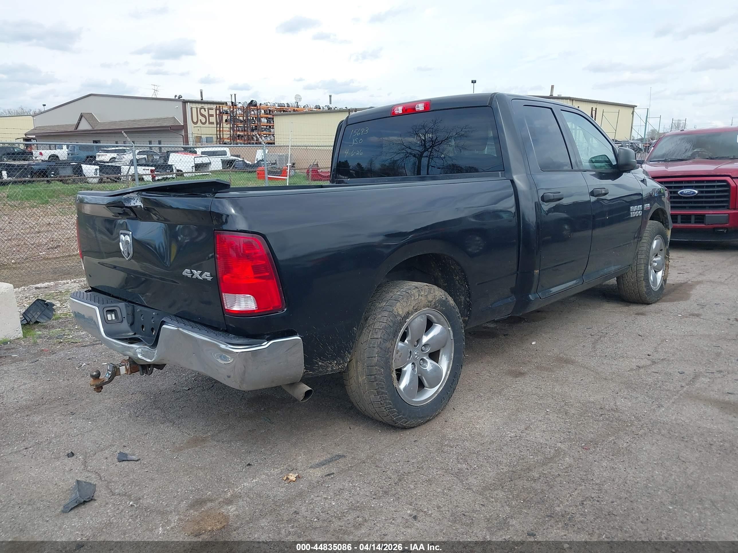 2016 Ram 1500 St Black vin: 1C6RR7FT5GS415683