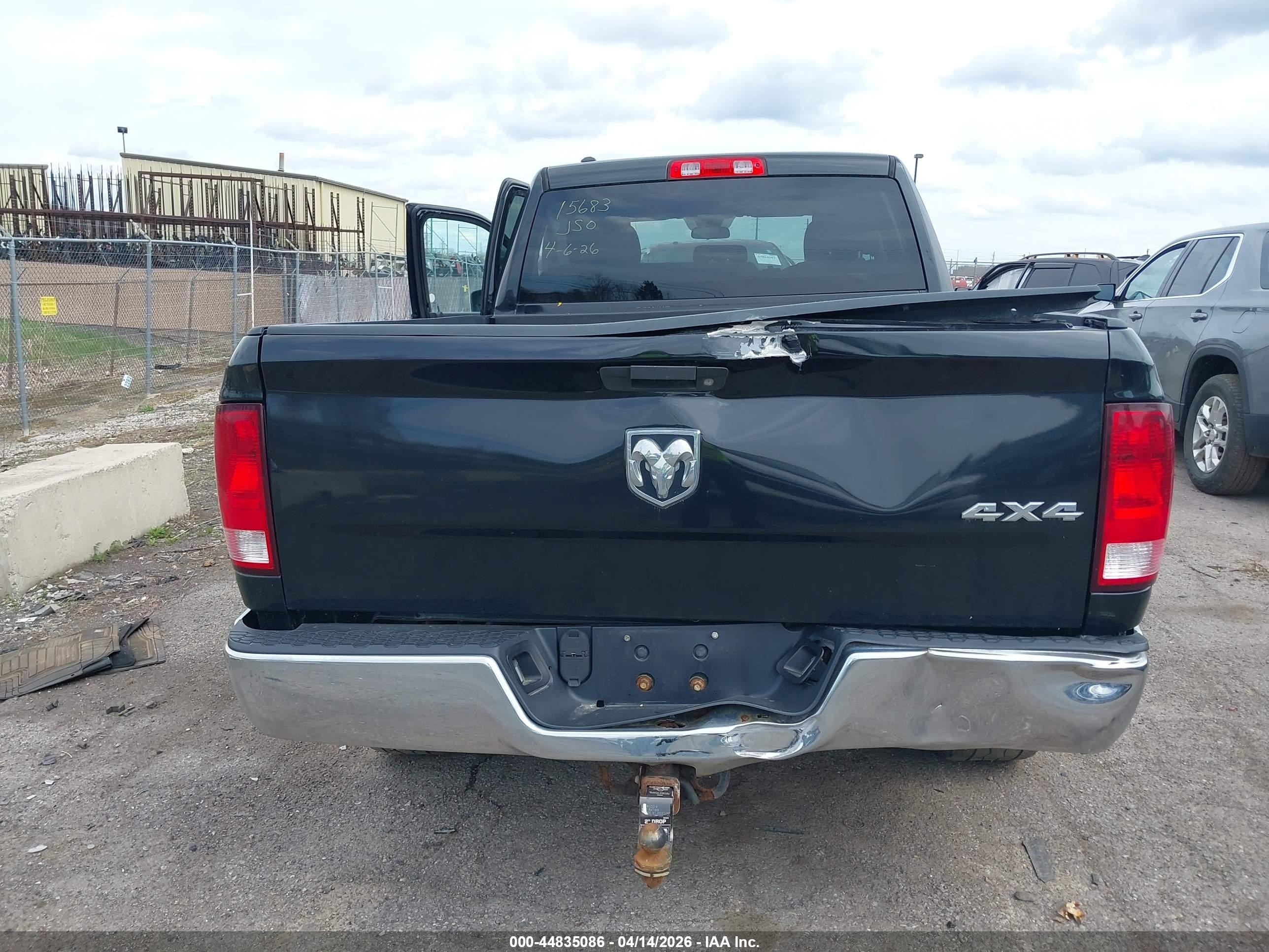 2016 Ram 1500 St Black vin: 1C6RR7FT5GS415683