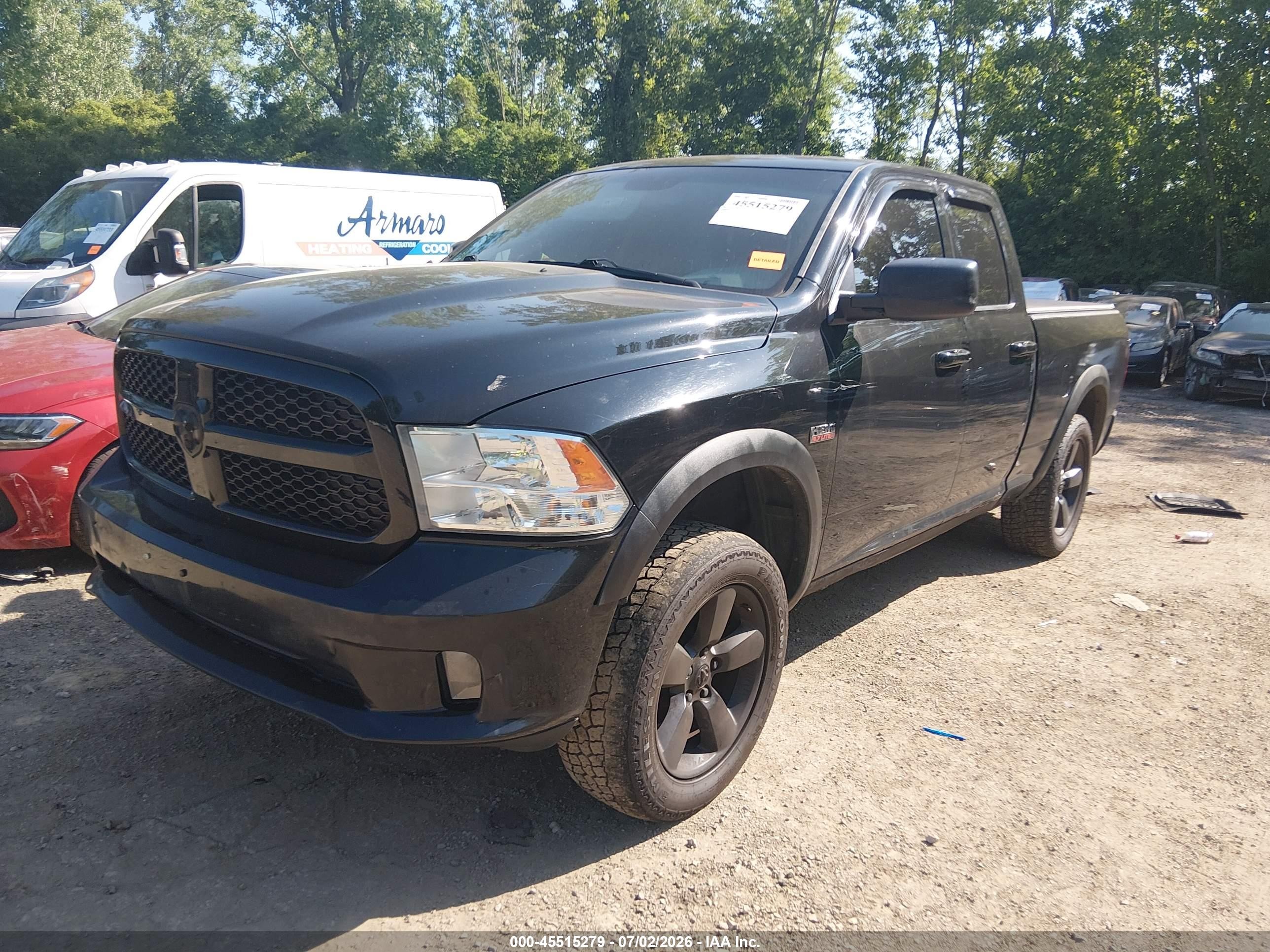 2013 Ram 1500 Express Черный vin: 1C6RR7FT6DS564695
