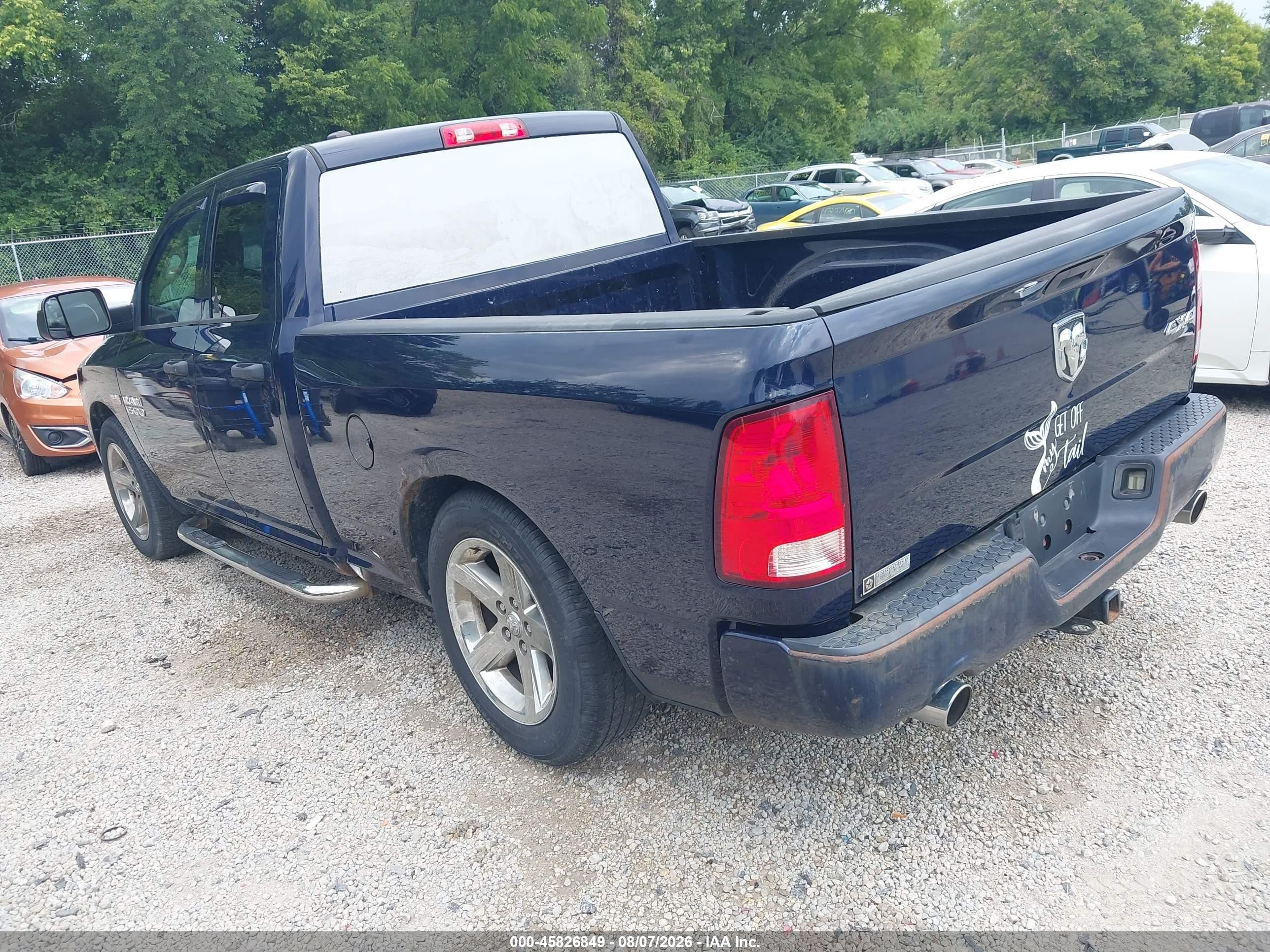 2014 Ram 1500 Express Blue vin: 1C6RR7FT6ES220642