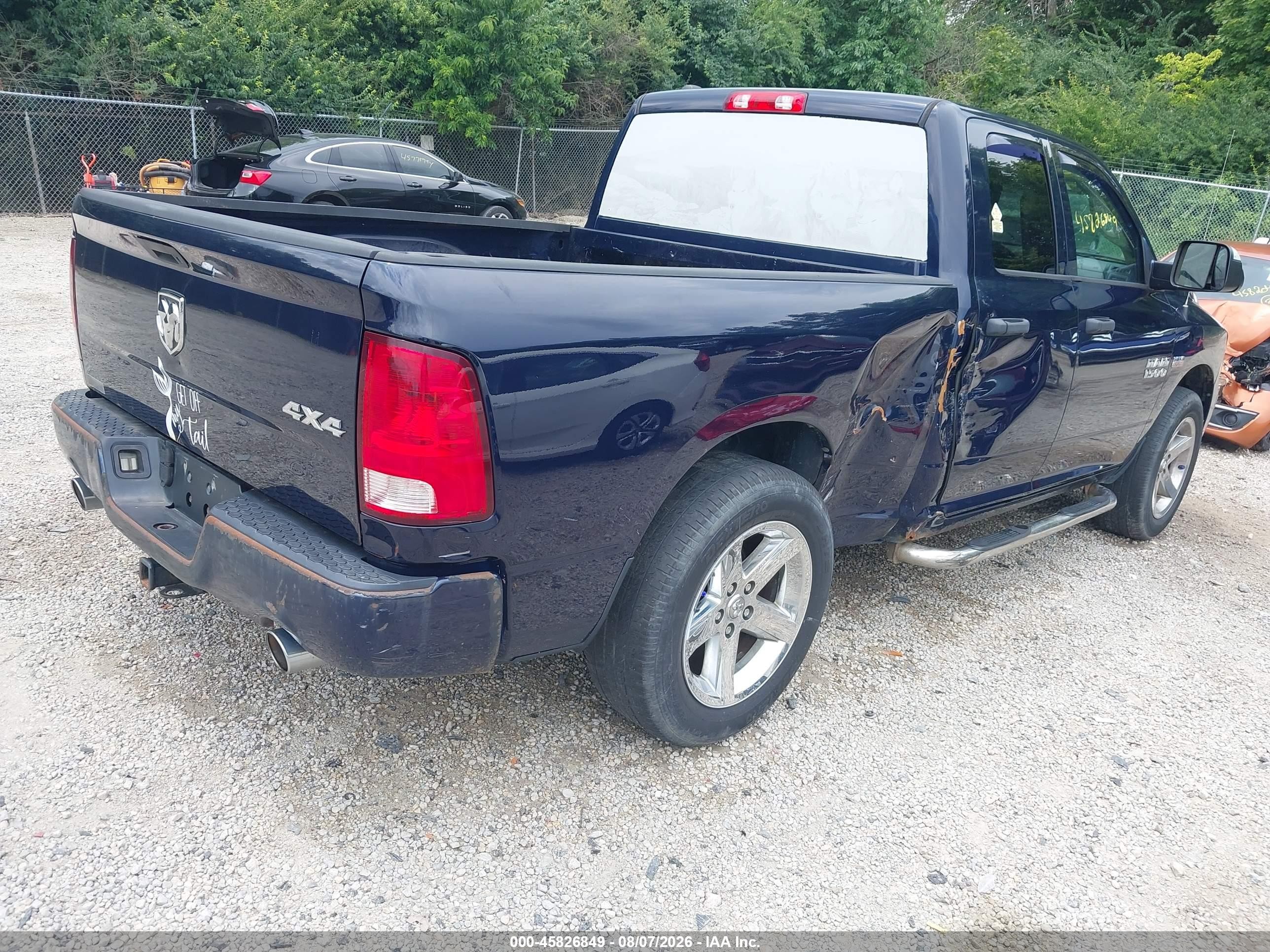 2014 Ram 1500 Express Blue vin: 1C6RR7FT6ES220642