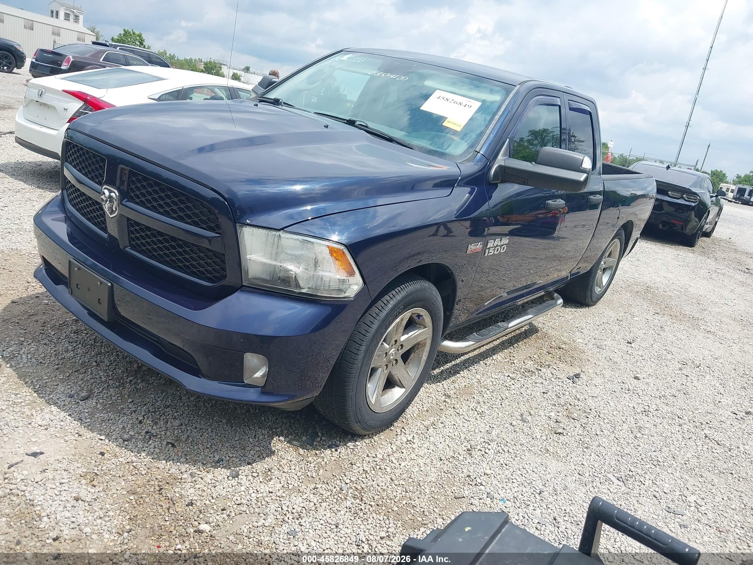 2014 Ram 1500 Express Blue vin: 1C6RR7FT6ES220642