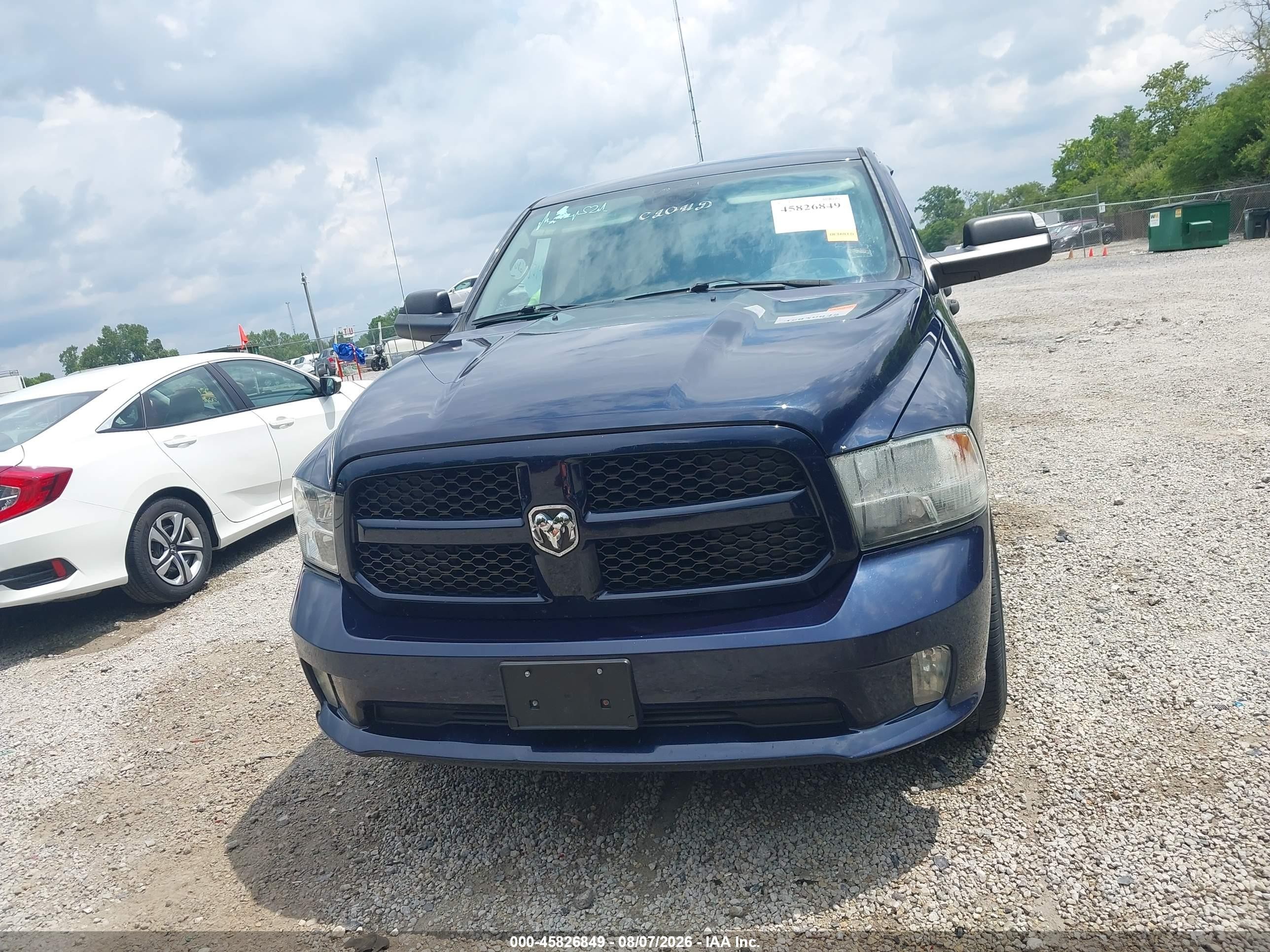 2014 Ram 1500 Express Blue vin: 1C6RR7FT6ES220642