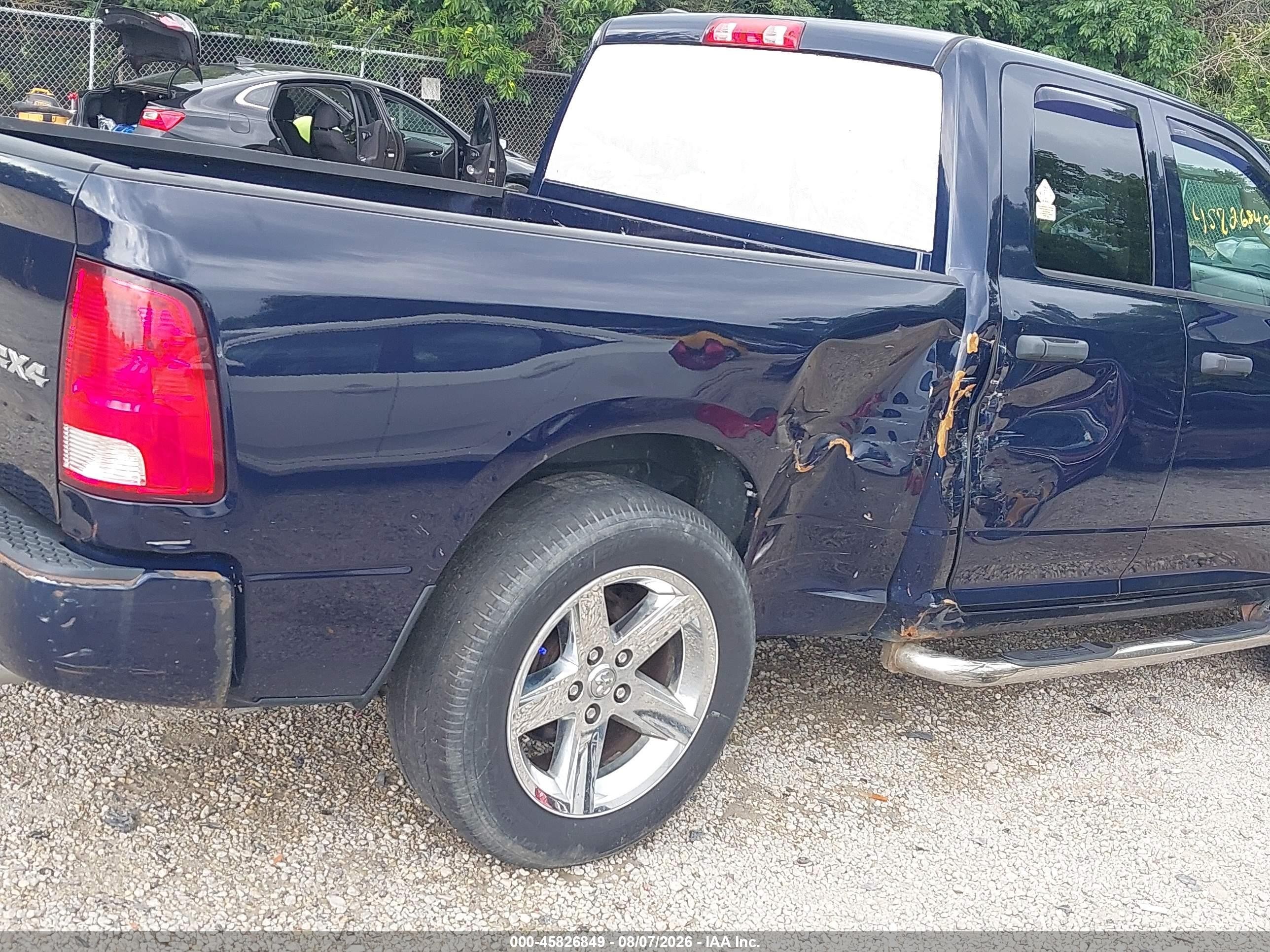 2014 Ram 1500 Express Blue vin: 1C6RR7FT6ES220642