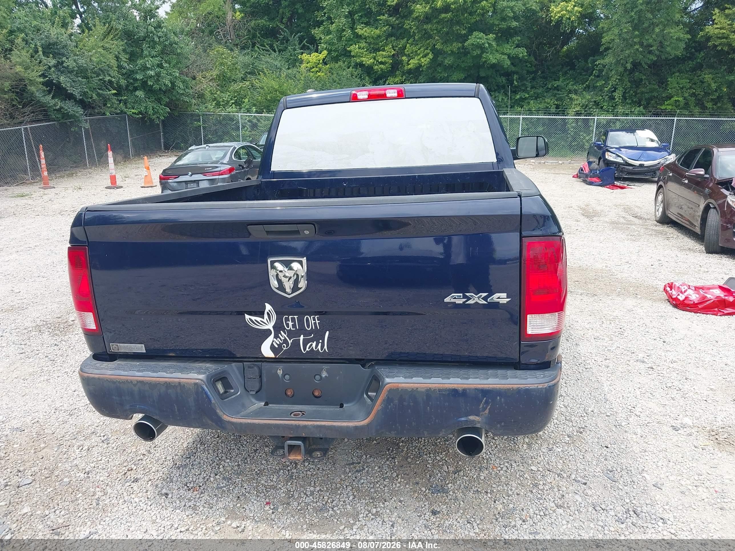 2014 Ram 1500 Express Blue vin: 1C6RR7FT6ES220642
