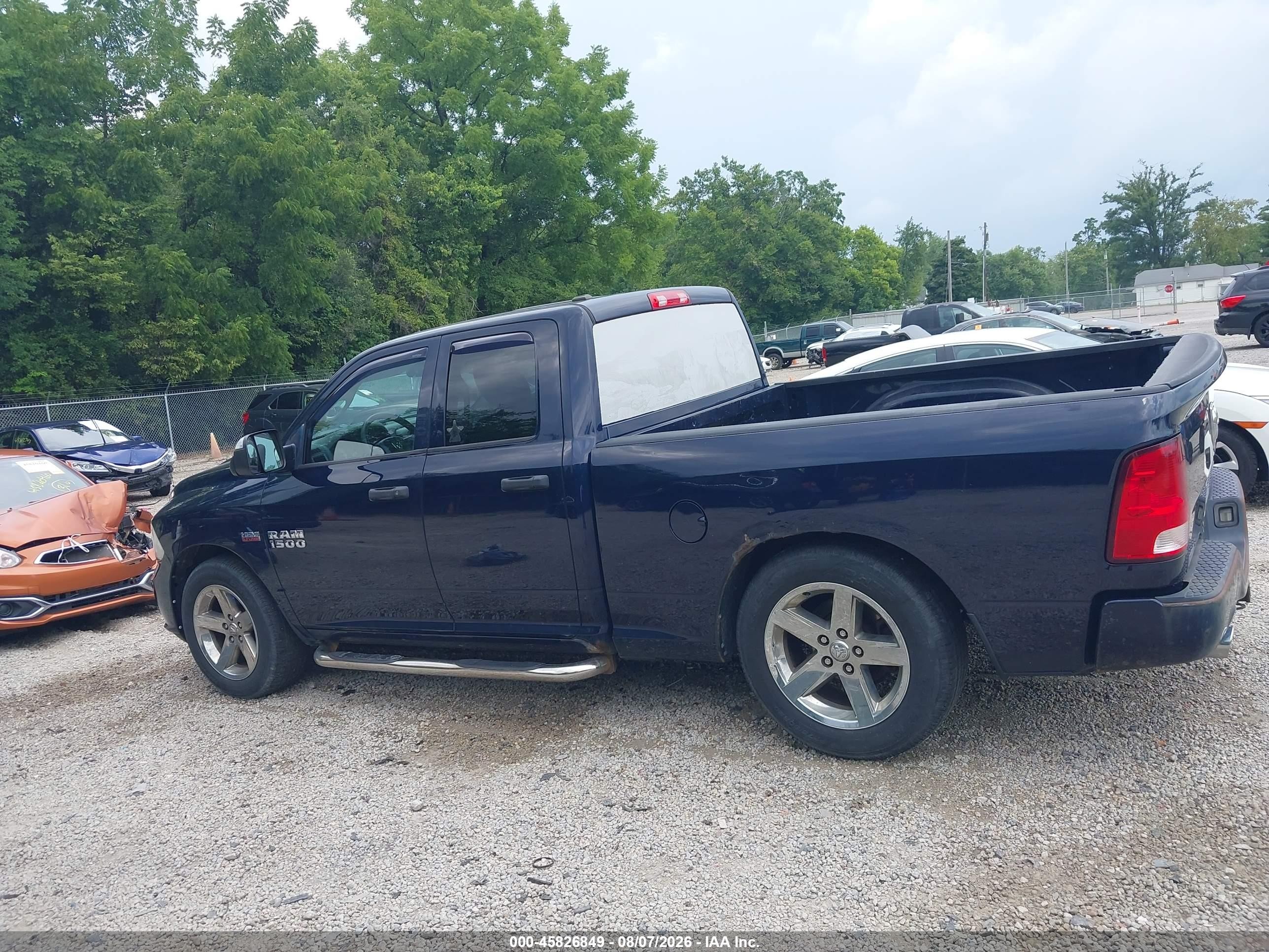 2014 Ram 1500 Express Blue vin: 1C6RR7FT6ES220642