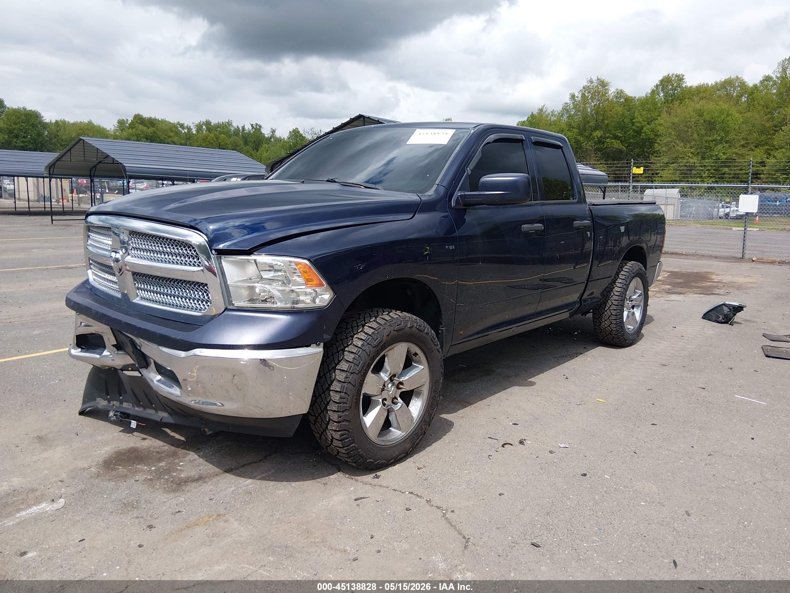 2014 Ram 1500 Tradesman Blue vin: 1C6RR7FT6ES395151