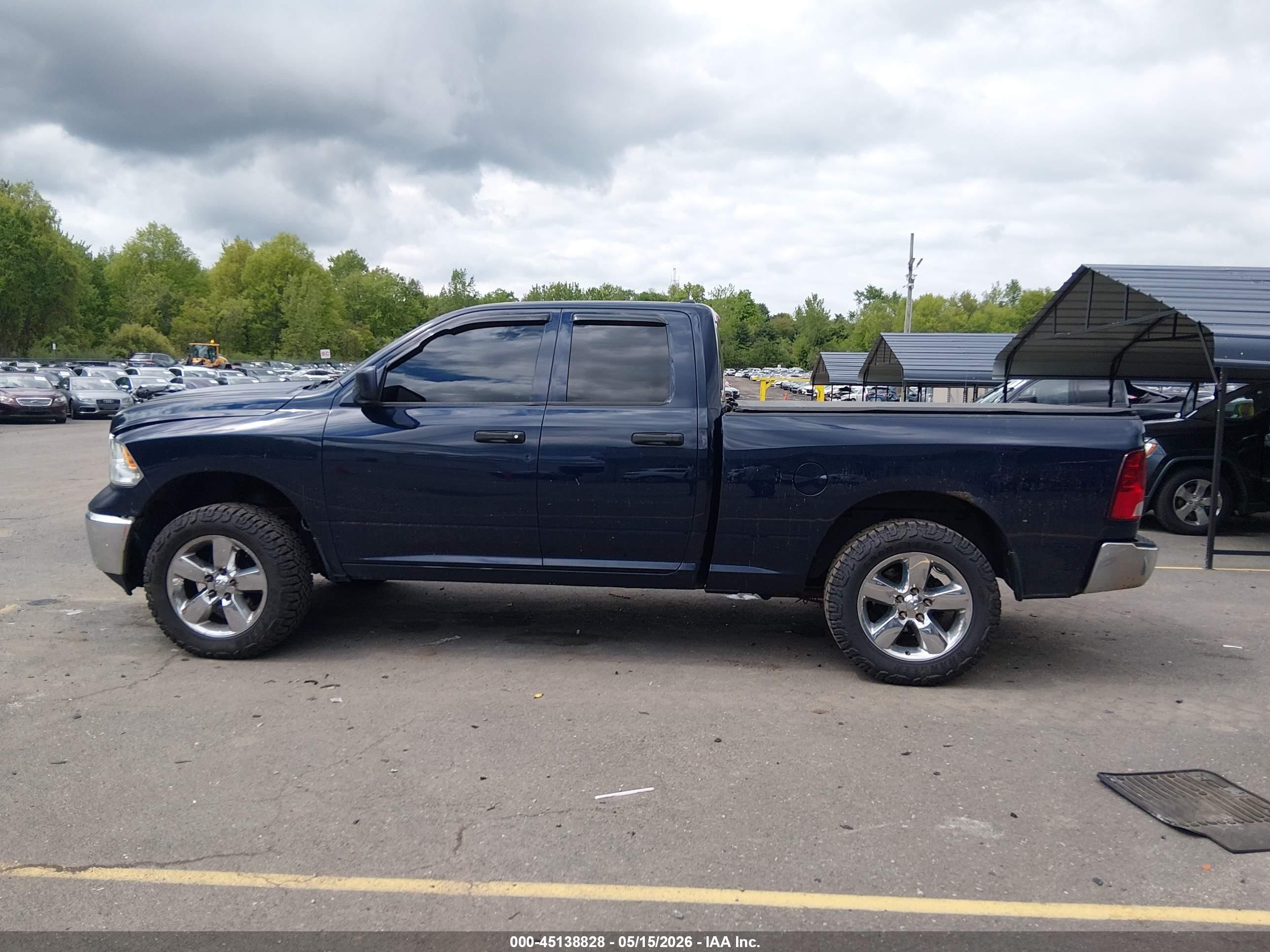 2014 Ram 1500 Tradesman Blue vin: 1C6RR7FT6ES395151