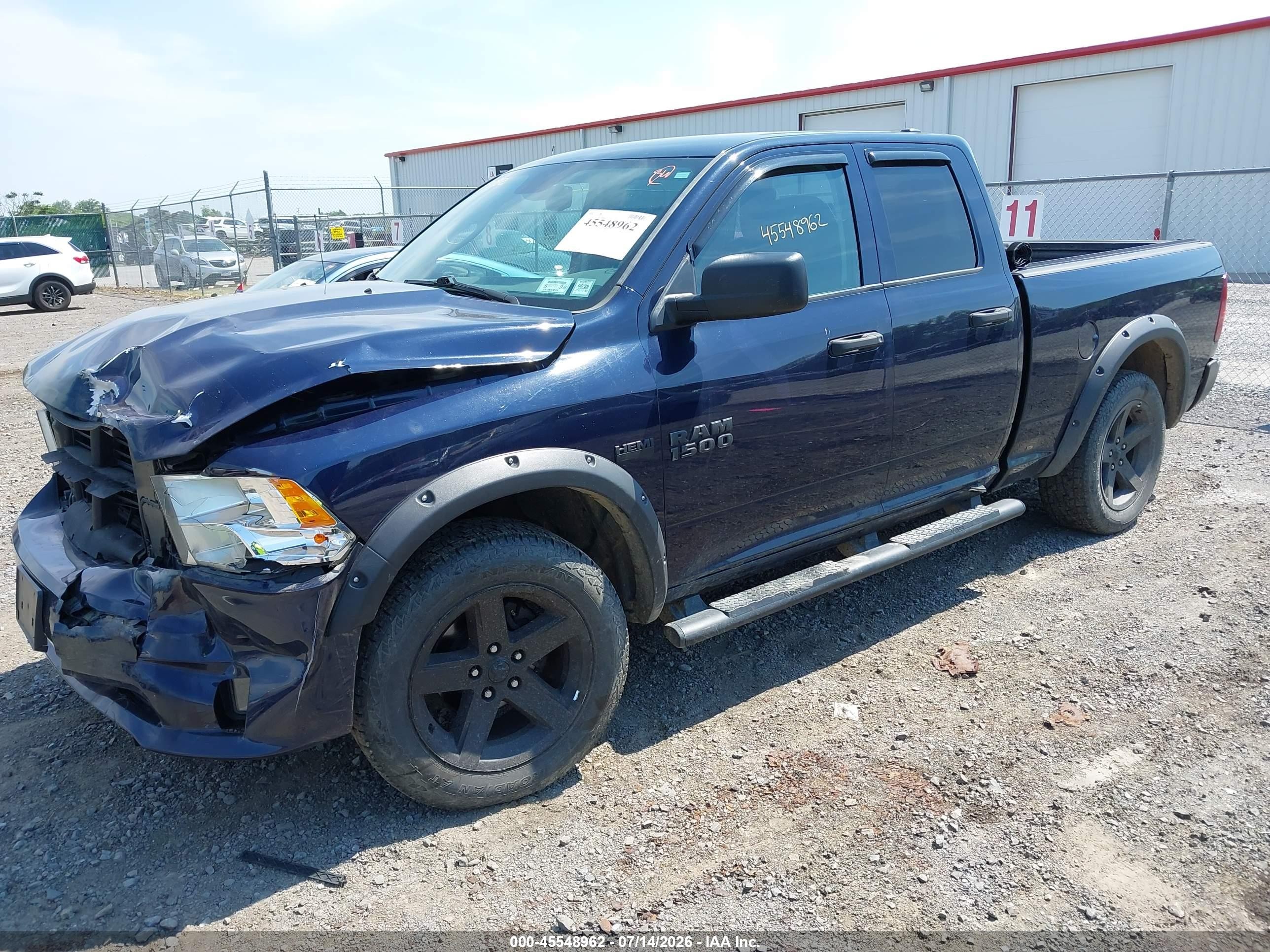 2015 Ram 1500 Express Синий vin: 1C6RR7FT6FS648759