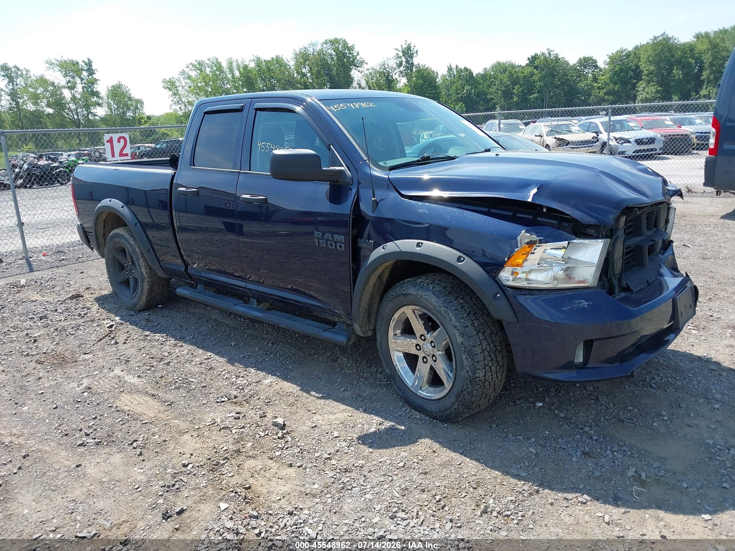2015 Ram 1500 Express Синий vin: 1C6RR7FT6FS648759
