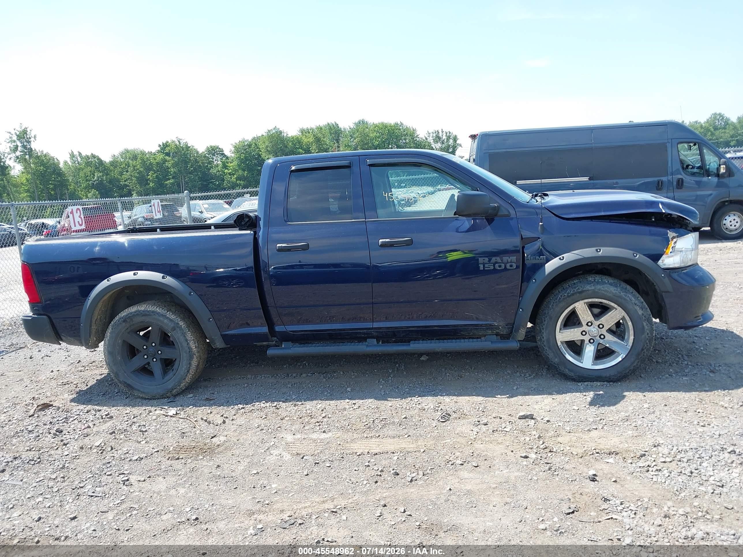 2015 Ram 1500 Express Синий vin: 1C6RR7FT6FS648759