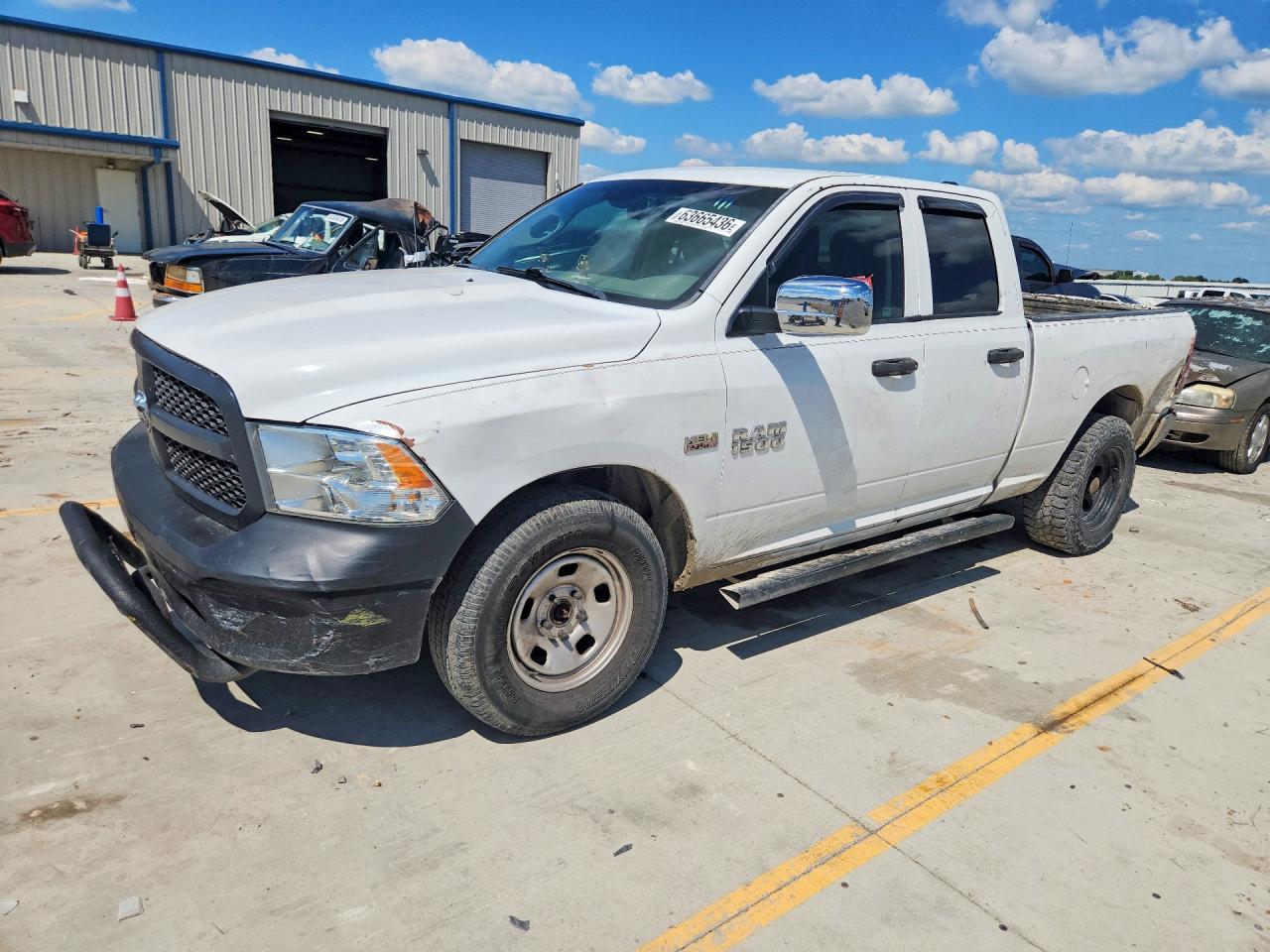 2015 Ram 1500 St White vin: 1C6RR7FT6FS728689