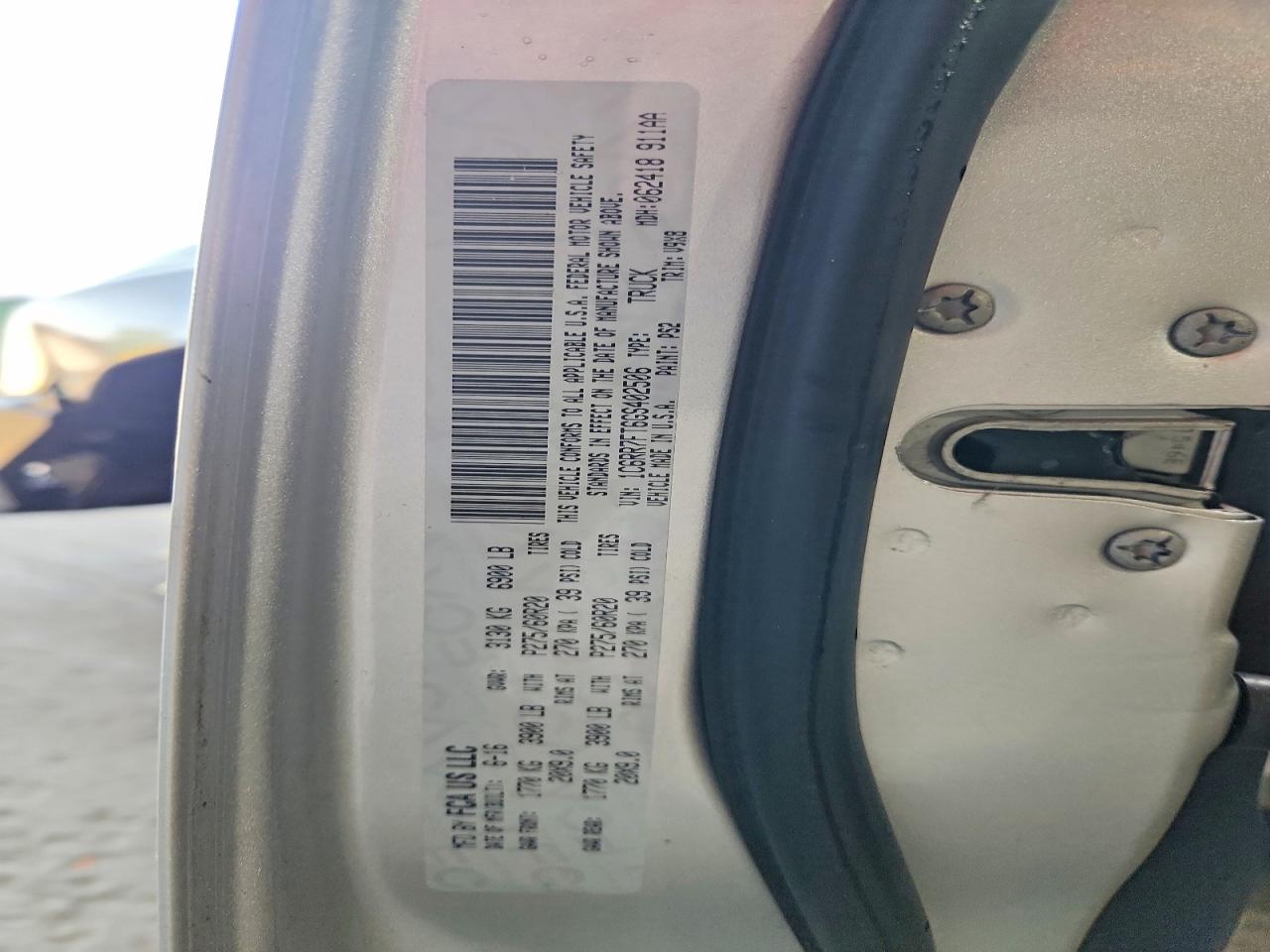 2016 Ram 1500 St Silver vin: 1C6RR7FT6GS402506