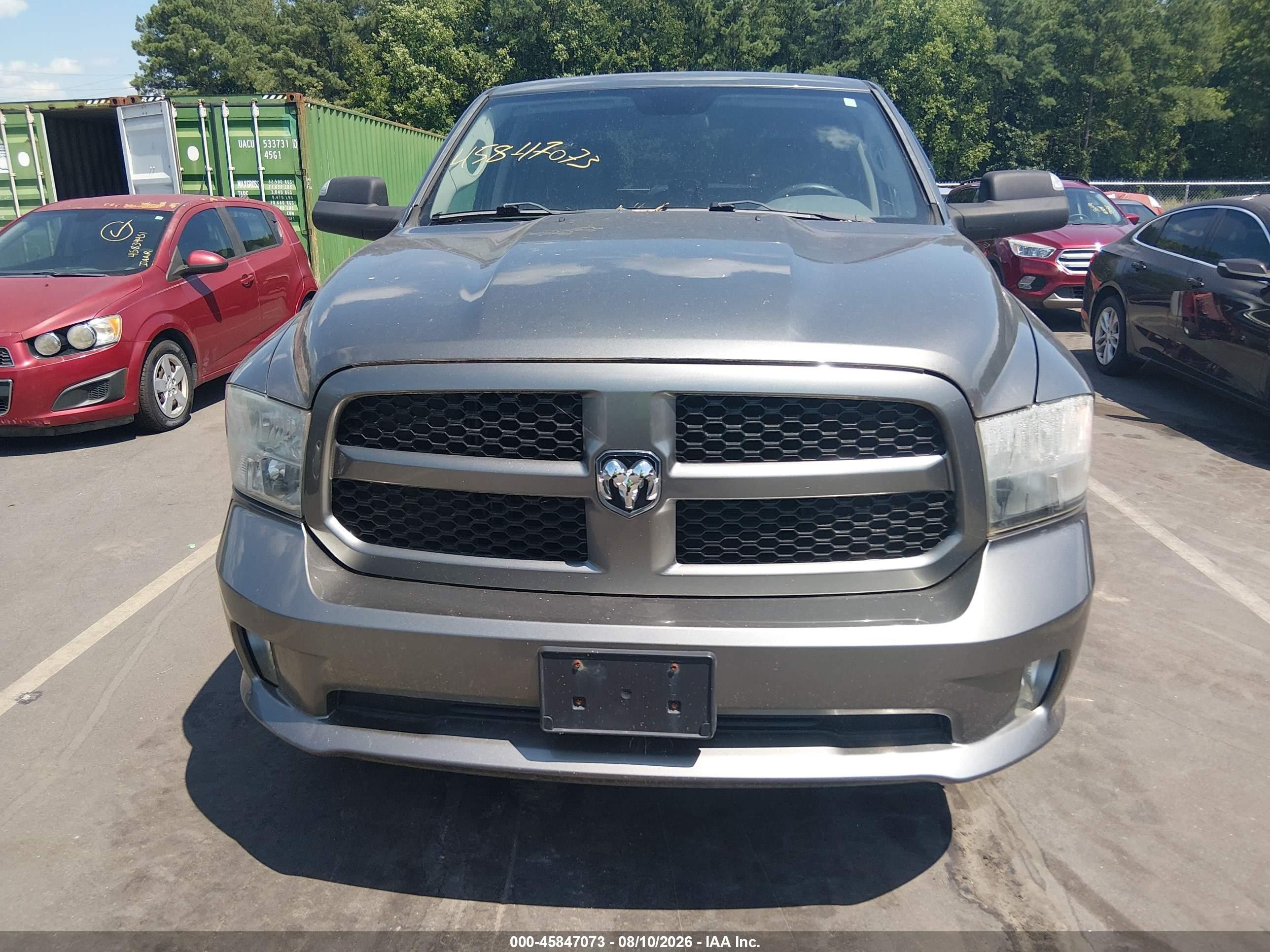 2013 Ram 1500 Express Gray vin: 1C6RR7FT7DS596166