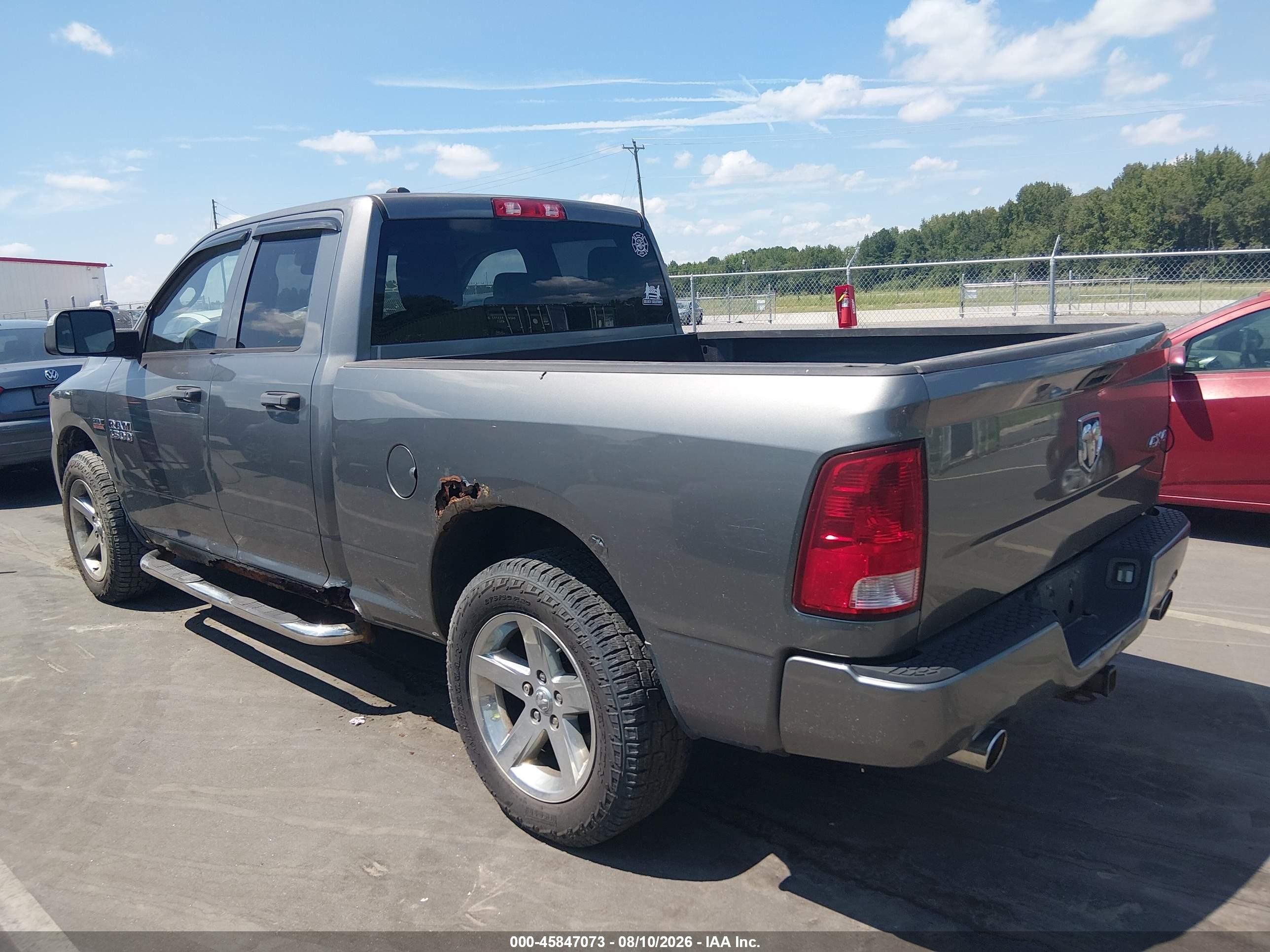 2013 Ram 1500 Express Gray vin: 1C6RR7FT7DS596166