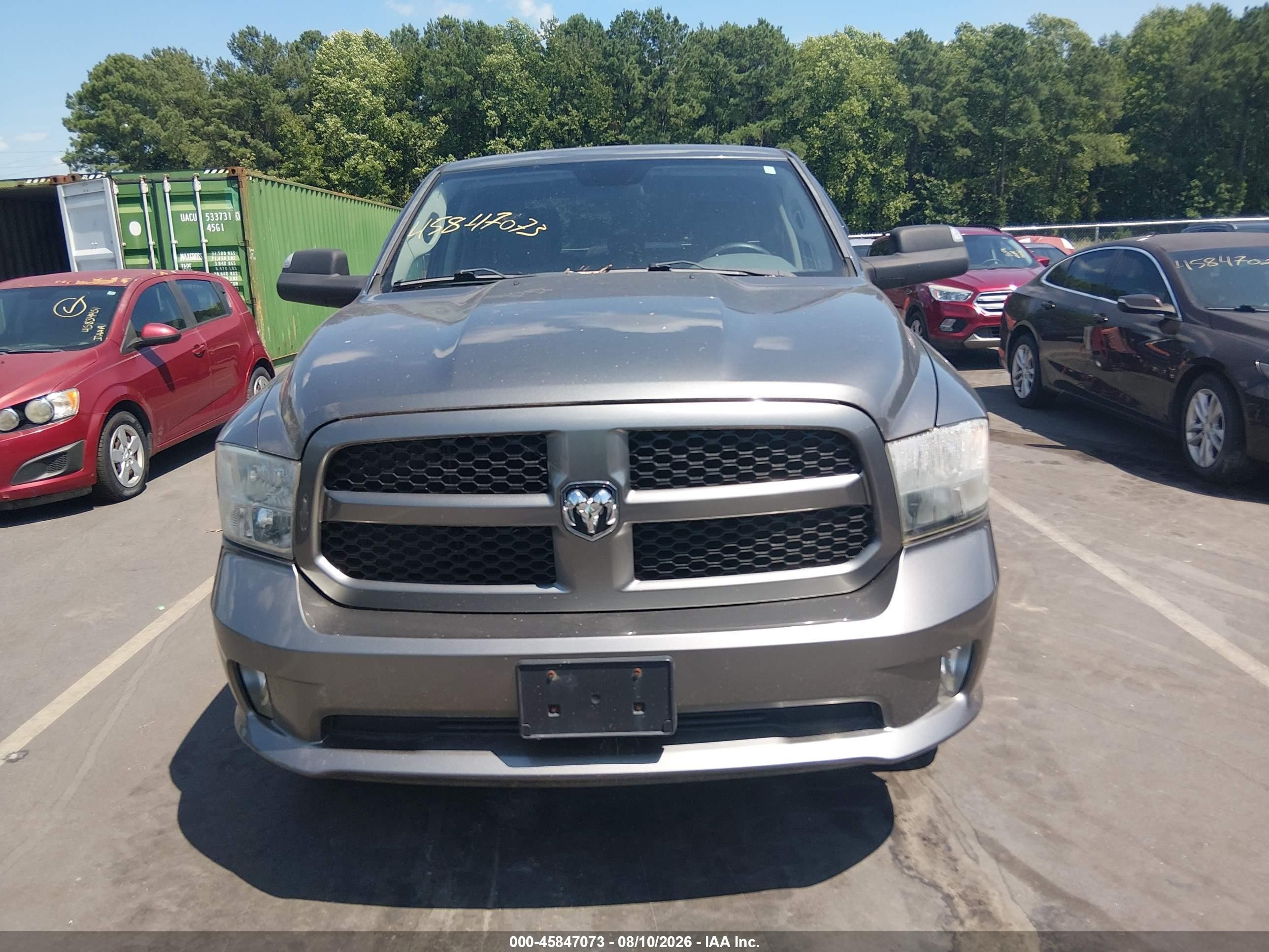 2013 Ram 1500 Express Gray vin: 1C6RR7FT7DS596166