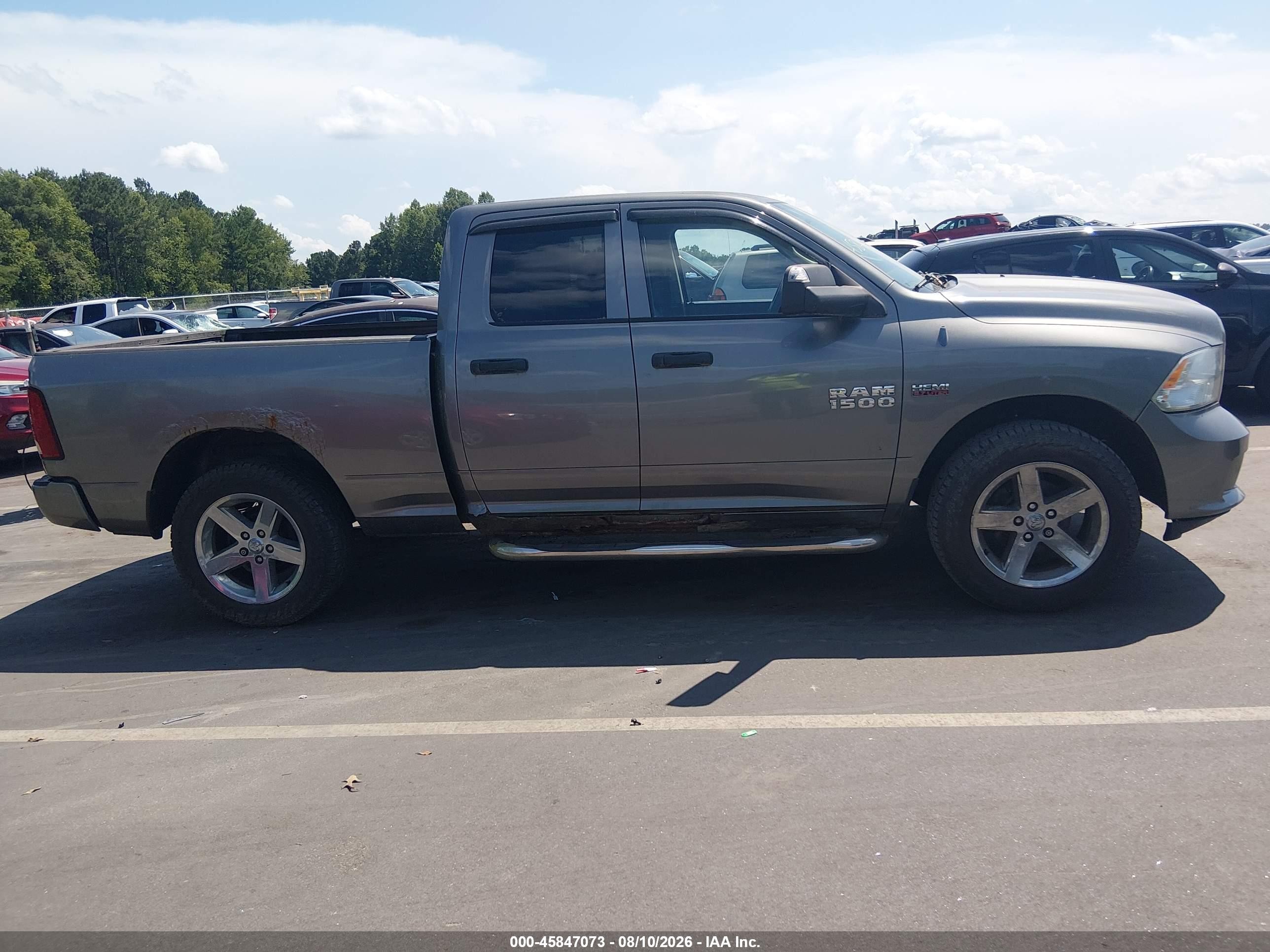 2013 Ram 1500 Express Gray vin: 1C6RR7FT7DS596166