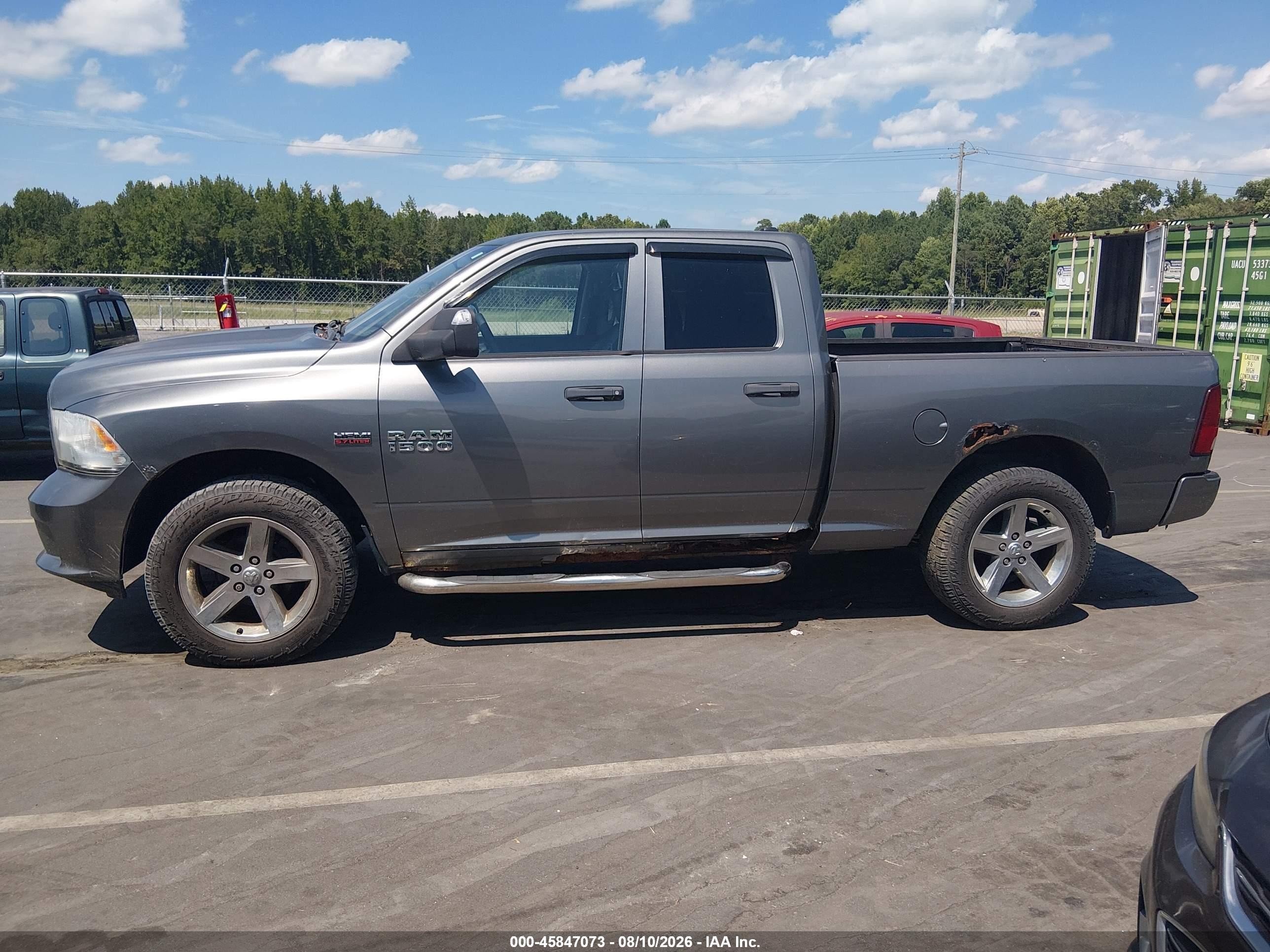 2013 Ram 1500 Express Gray vin: 1C6RR7FT7DS596166