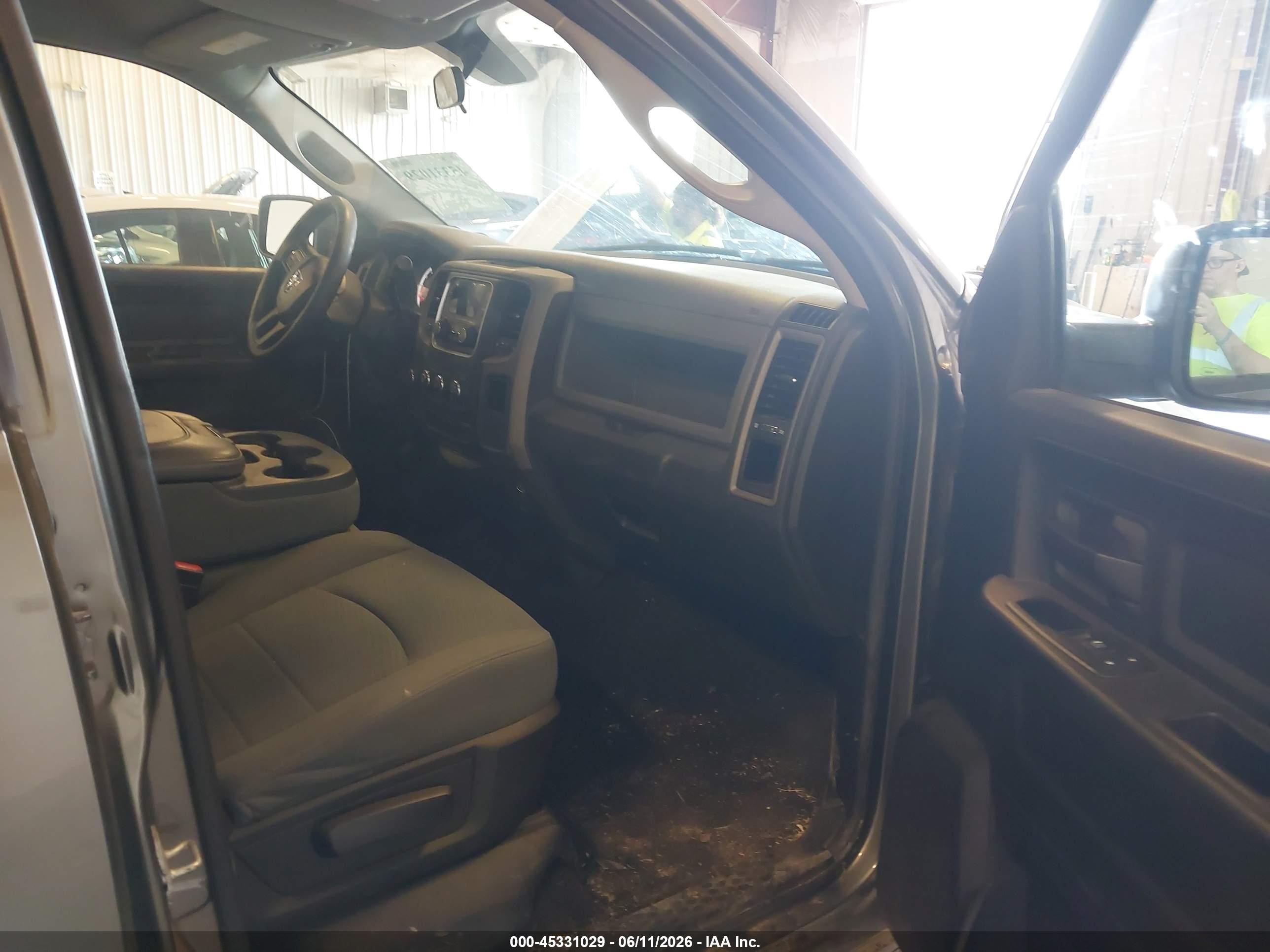 2013 Ram 1500 Express Gray vin: 1C6RR7FT7DS646399