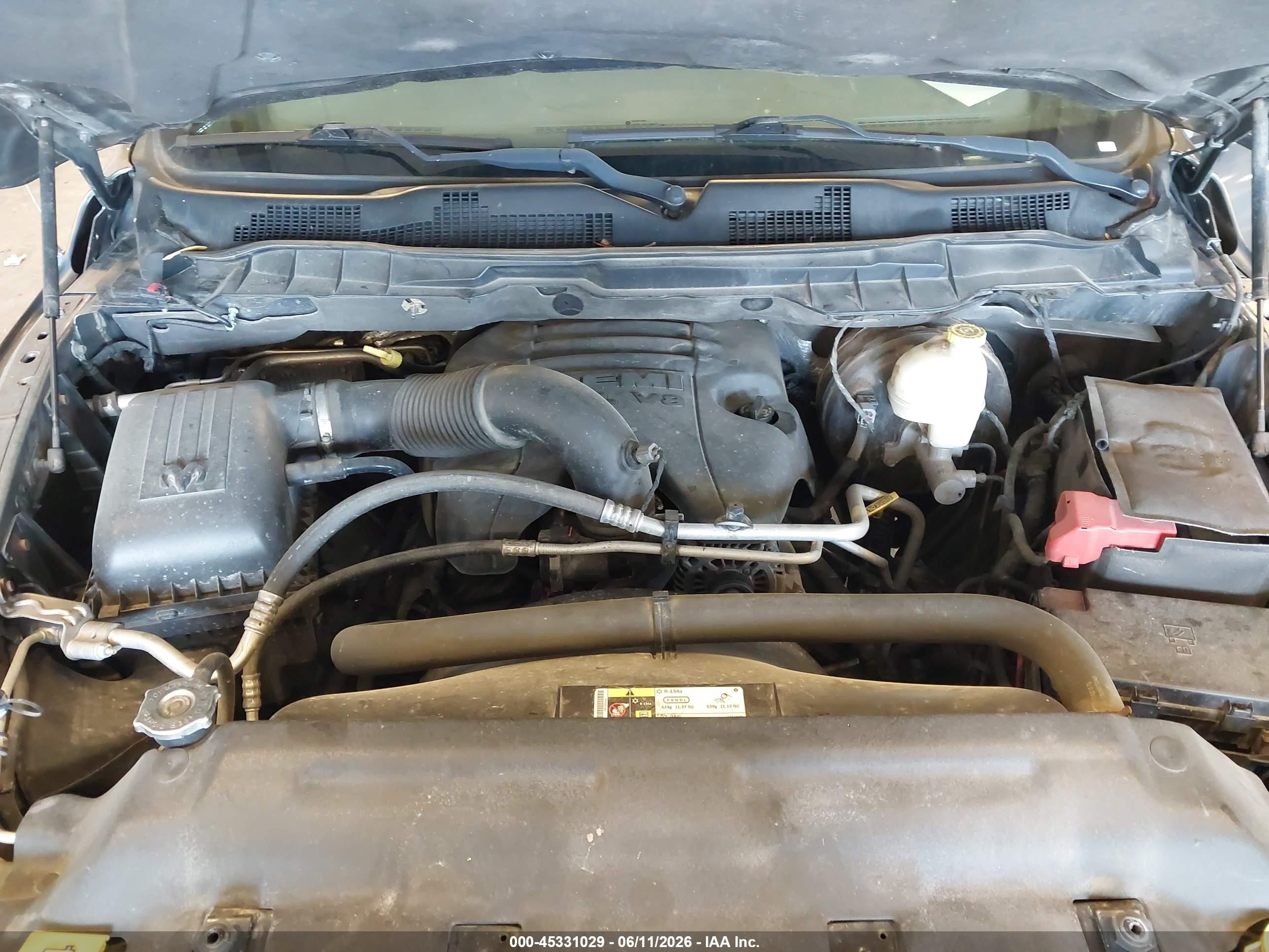 2013 Ram 1500 Express Gray vin: 1C6RR7FT7DS646399