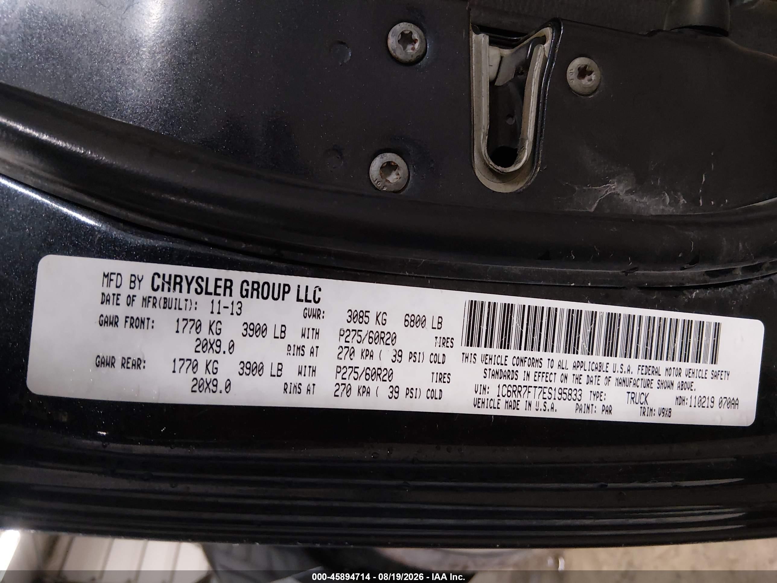2014 Ram 1500 Express Dark Blue vin: 1C6RR7FT7ES195833