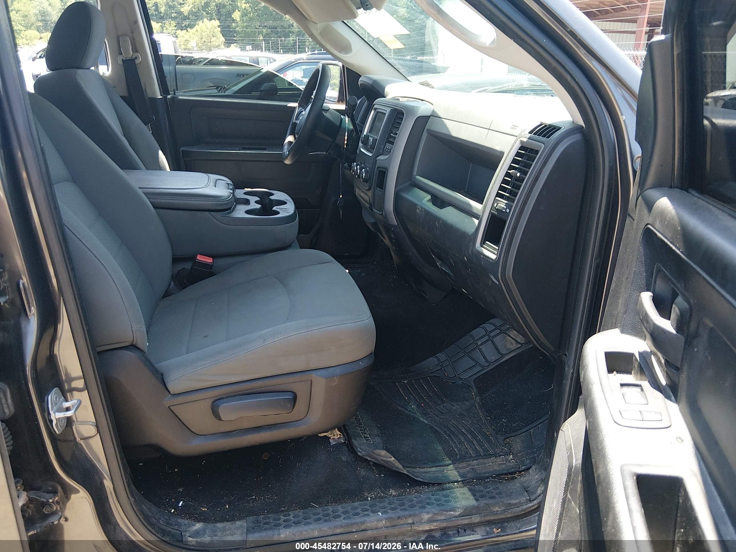 2014 Ram 1500 Express Gray vin: 1C6RR7FT7ES225607