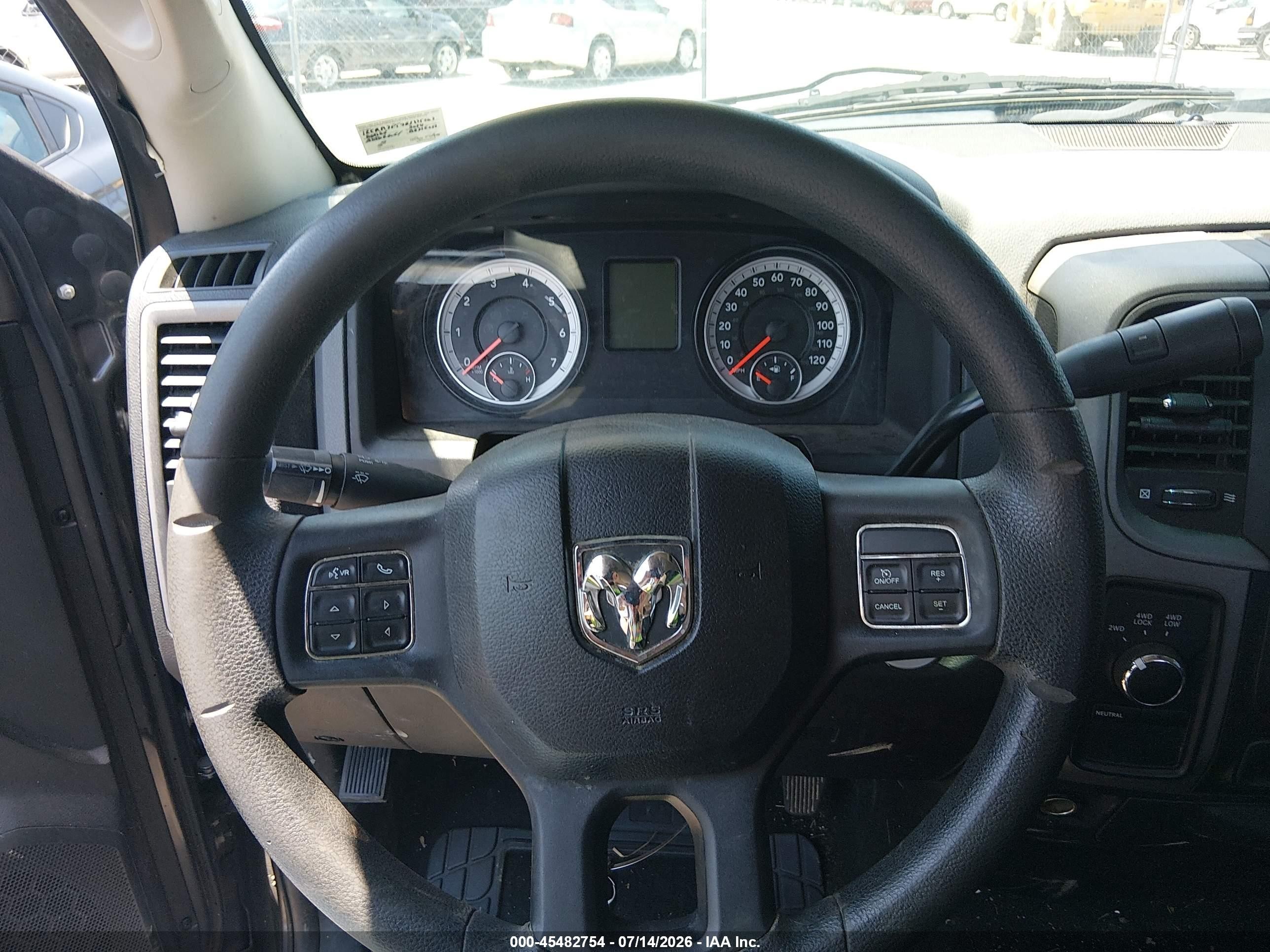 2014 Ram 1500 Express Gray vin: 1C6RR7FT7ES225607