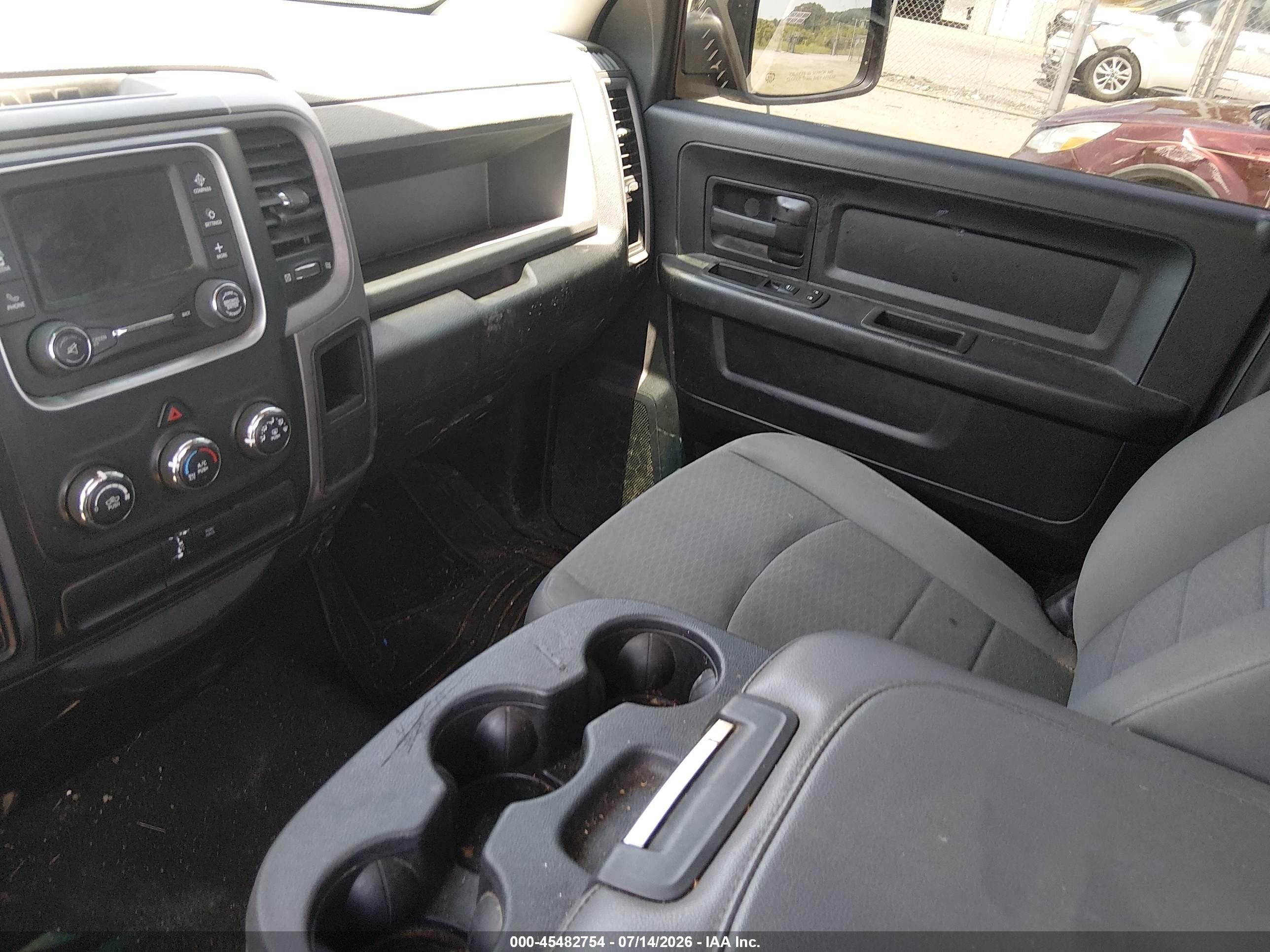 2014 Ram 1500 Express Gray vin: 1C6RR7FT7ES225607