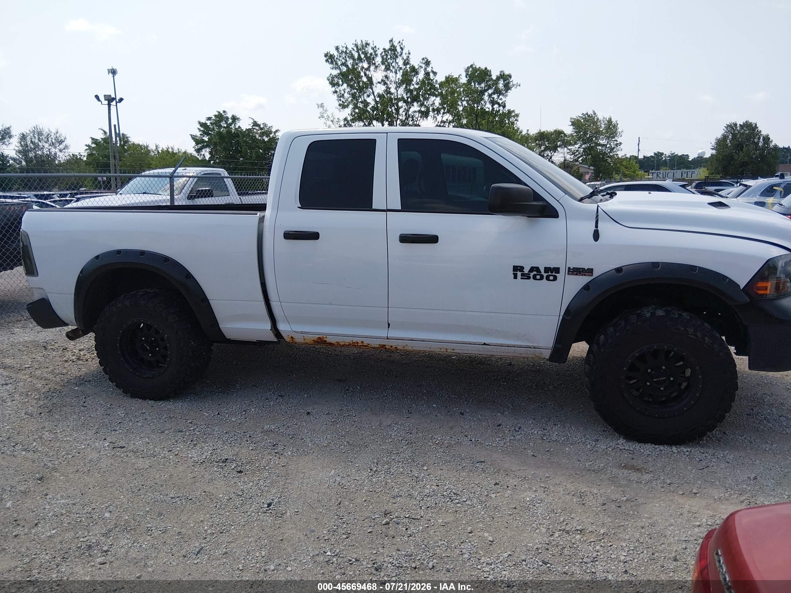 2014 Ram 1500 Tradesman Белый vin: 1C6RR7FT7ES266626