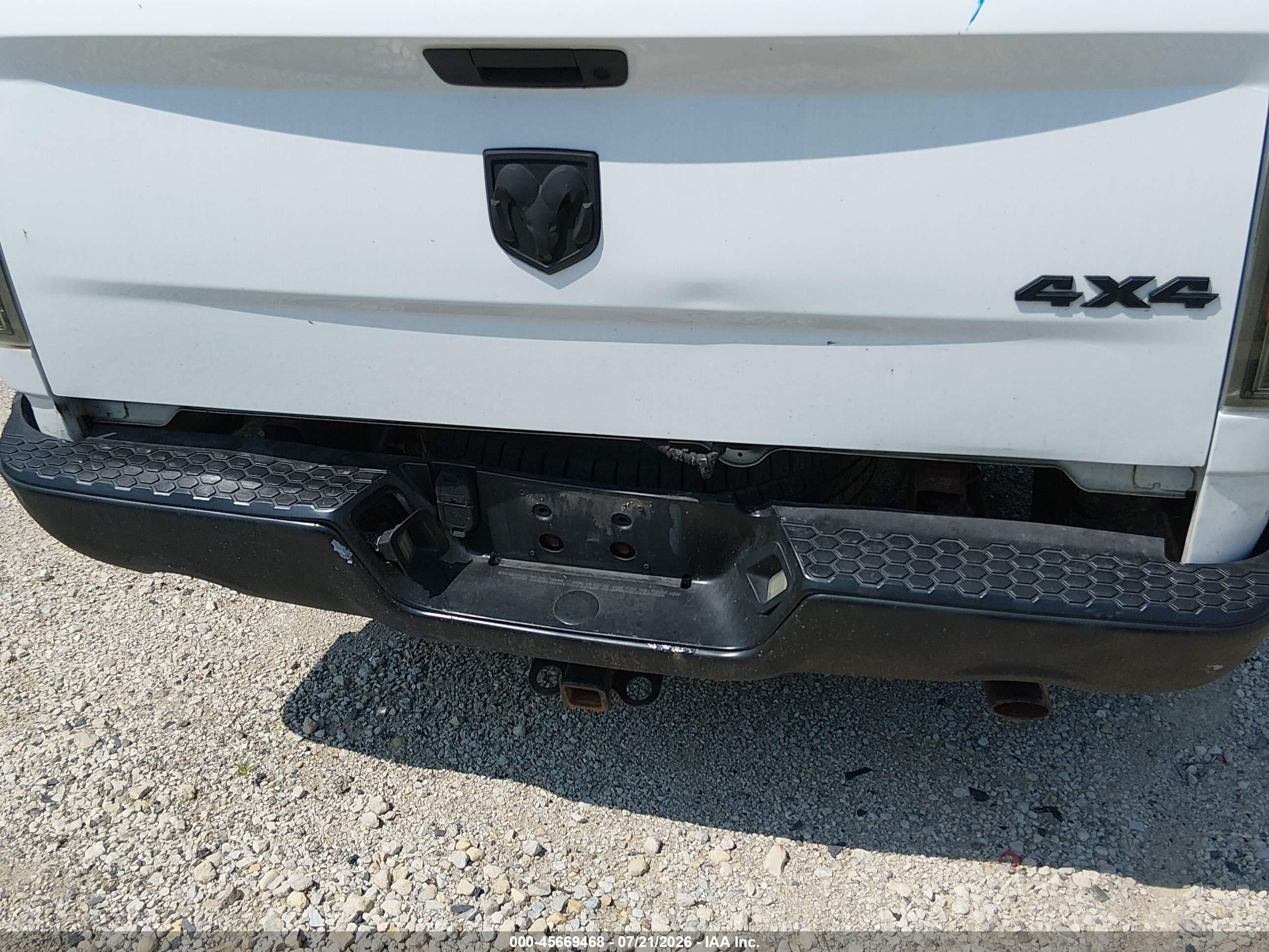 2014 Ram 1500 Tradesman Белый vin: 1C6RR7FT7ES266626