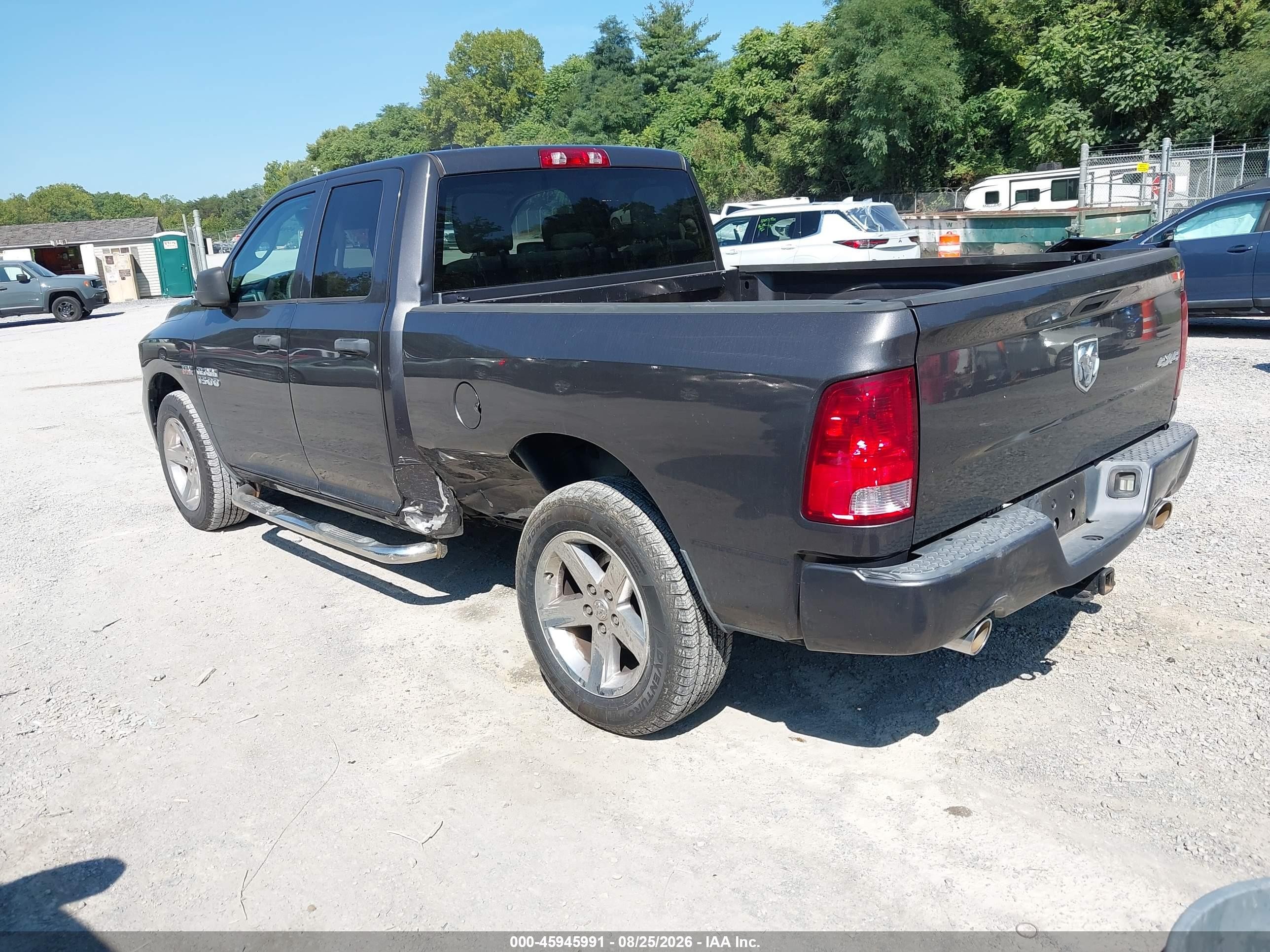 2014 Ram 1500 Express Gray vin: 1C6RR7FT7ES282423