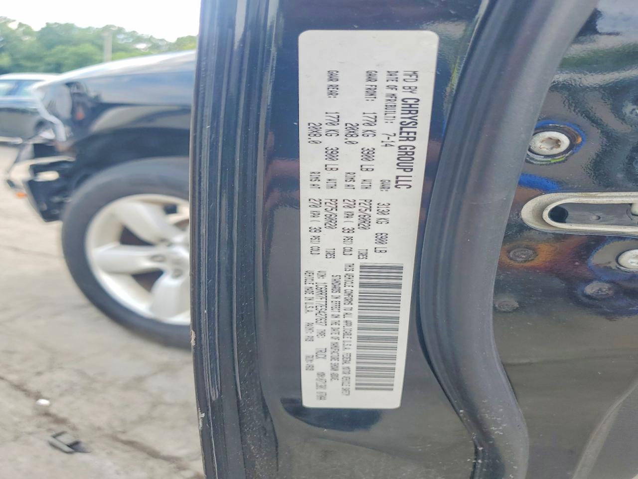 2014 Ram 1500 St Black vin: 1C6RR7FT7ES427637
