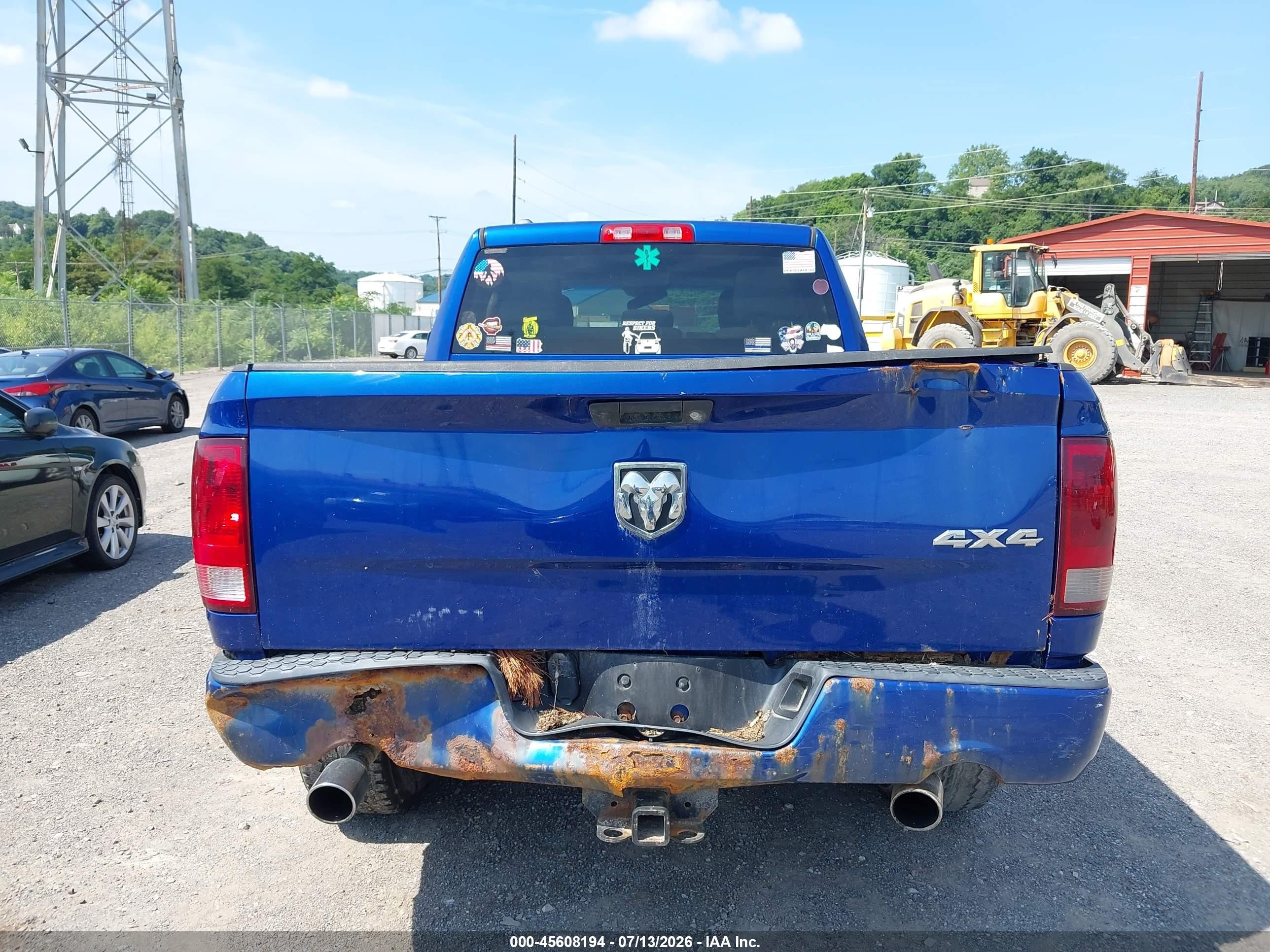 2014 Ram 1500 Express Blue vin: 1C6RR7FT7ES432983