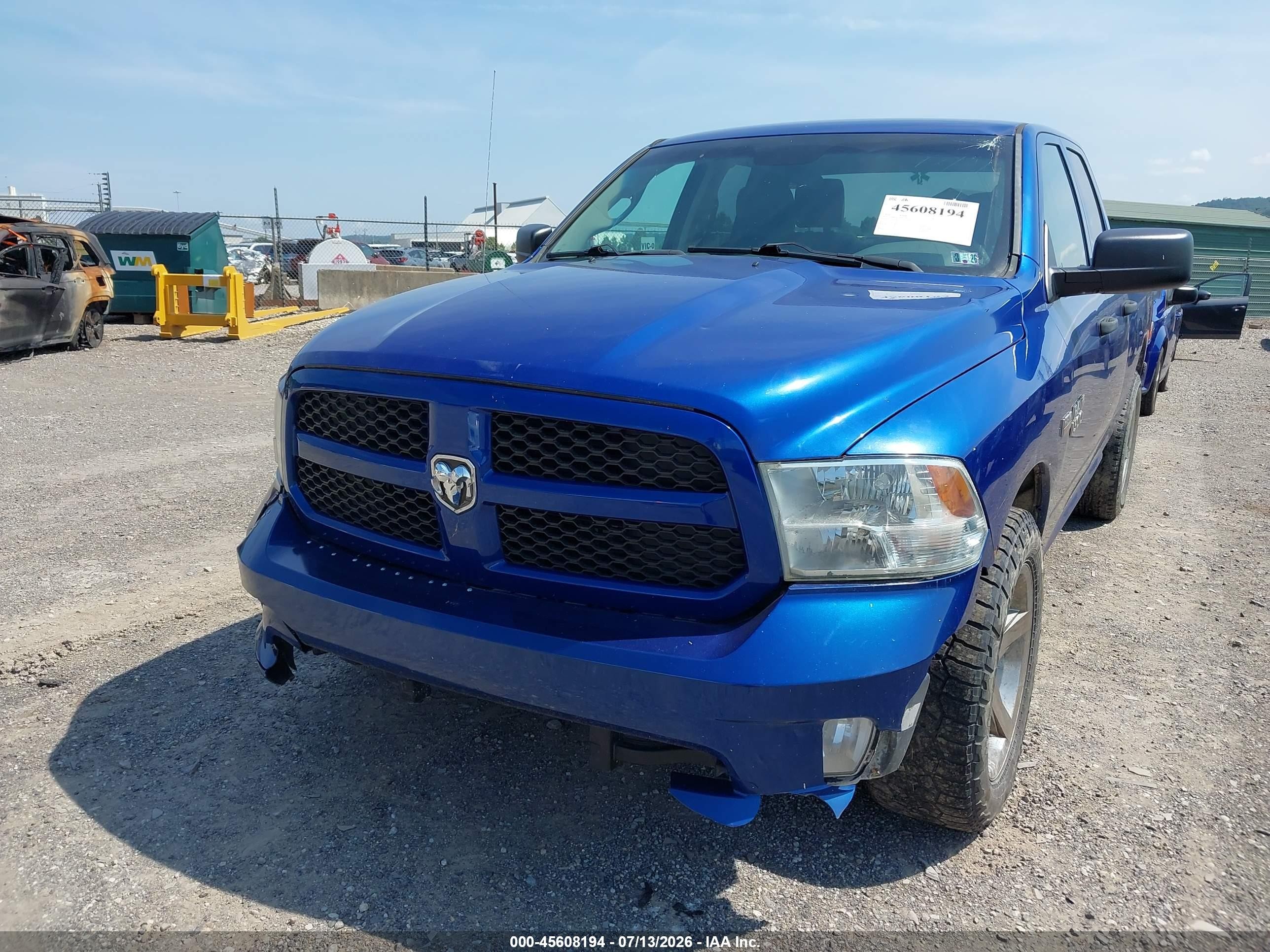 2014 Ram 1500 Express Blue vin: 1C6RR7FT7ES432983