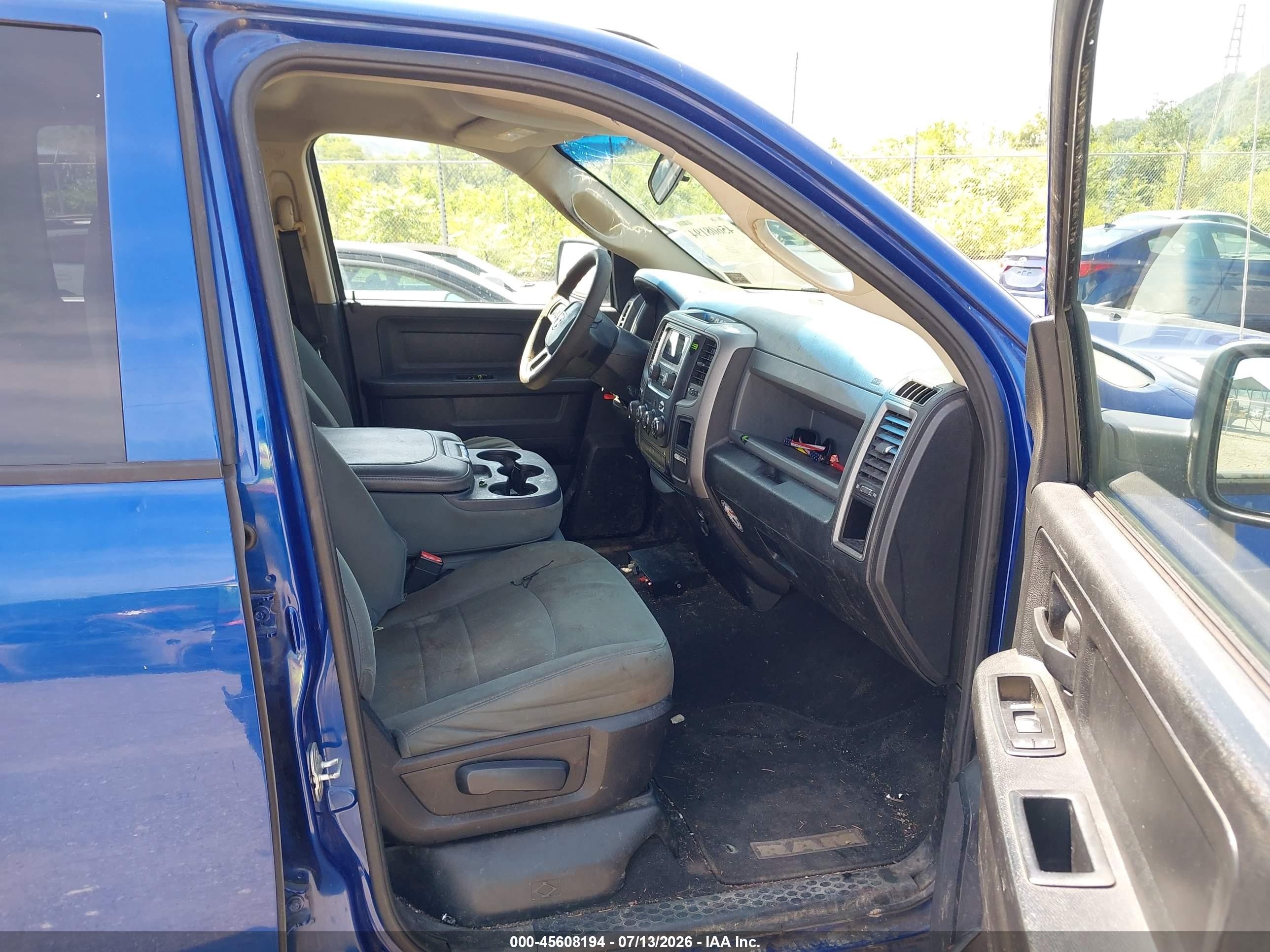 2014 Ram 1500 Express Blue vin: 1C6RR7FT7ES432983