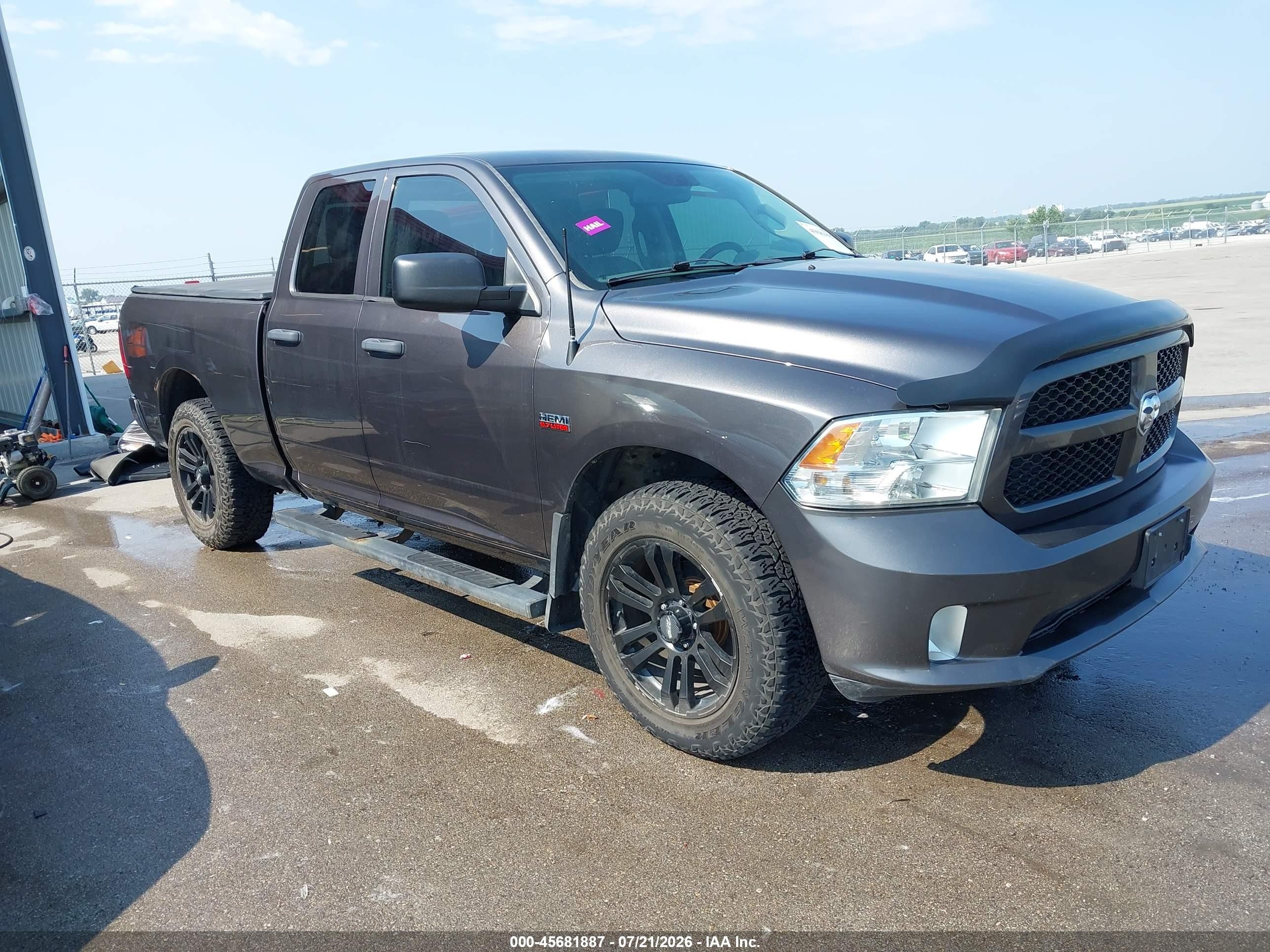 2015 Ram 1500 Express Gray vin: 1C6RR7FT7FS617679