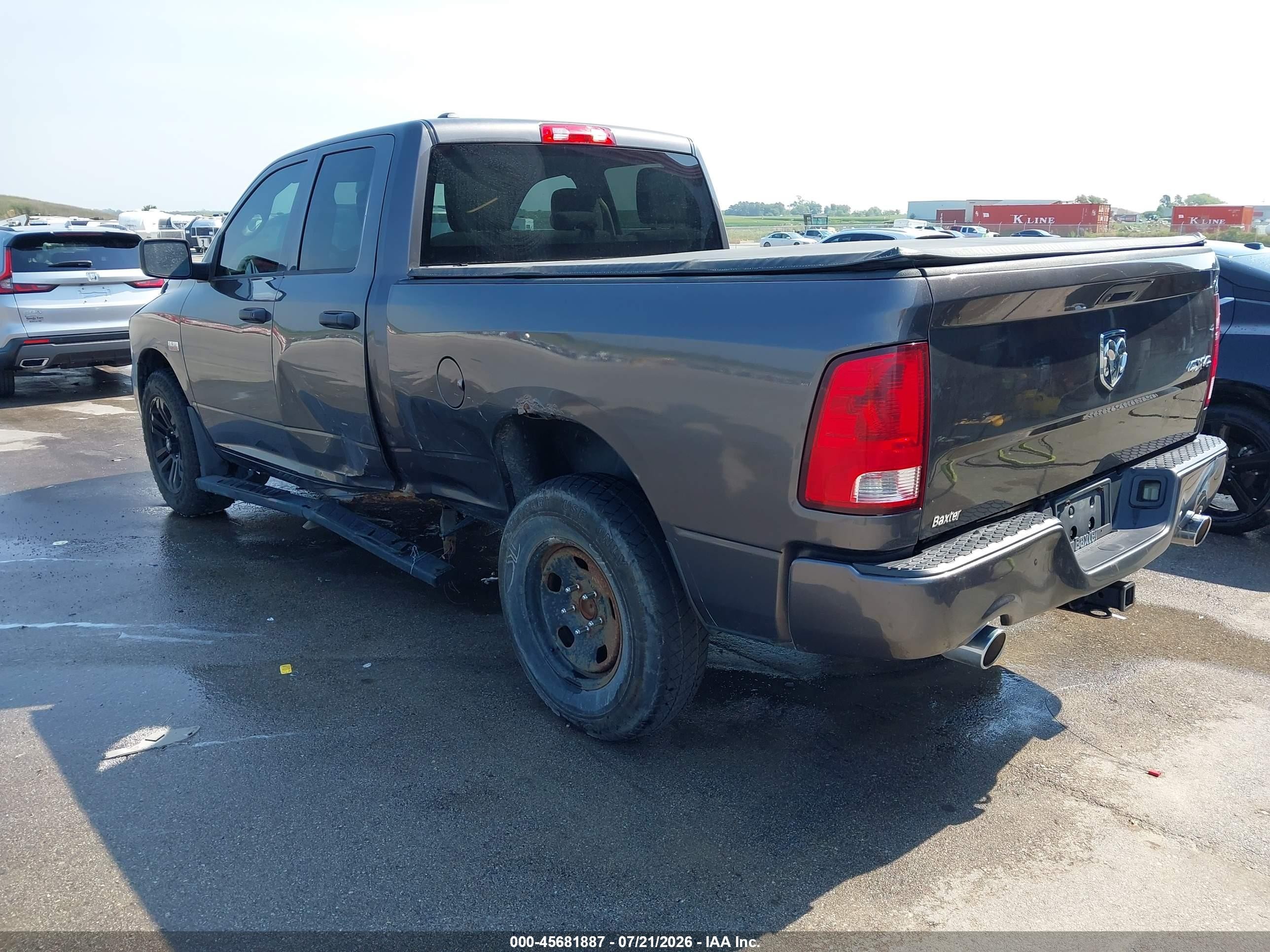2015 Ram 1500 Express Gray vin: 1C6RR7FT7FS617679