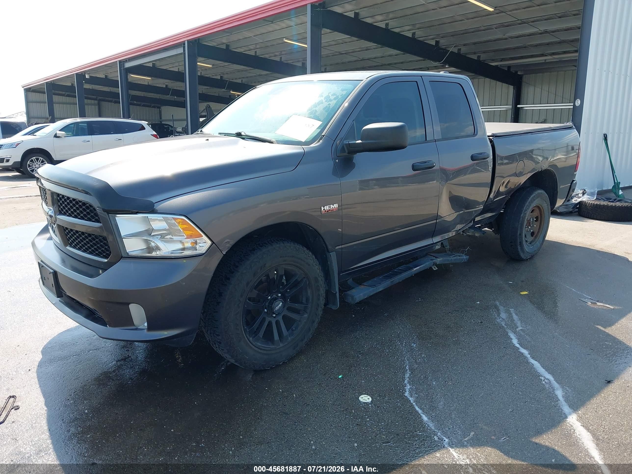 2015 Ram 1500 Express Gray vin: 1C6RR7FT7FS617679