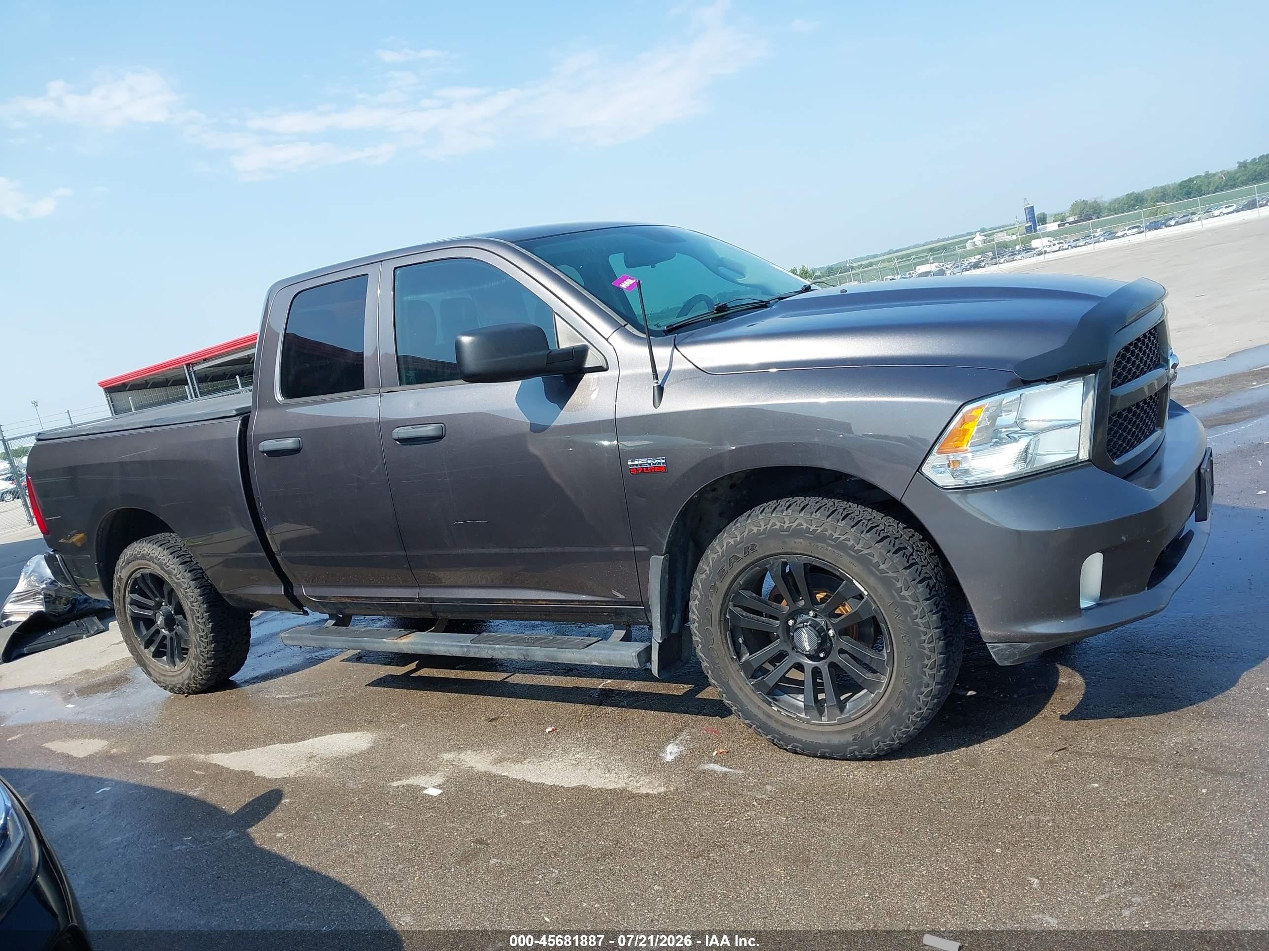 2015 Ram 1500 Express Gray vin: 1C6RR7FT7FS617679