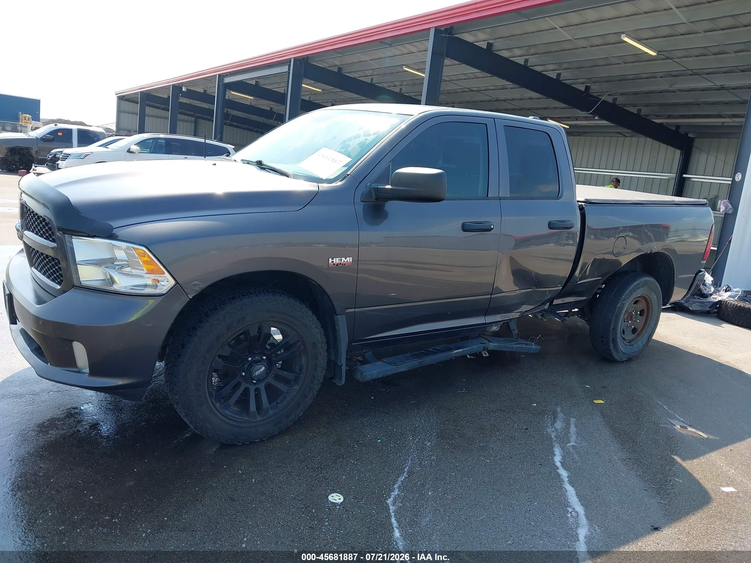 2015 Ram 1500 Express Gray vin: 1C6RR7FT7FS617679
