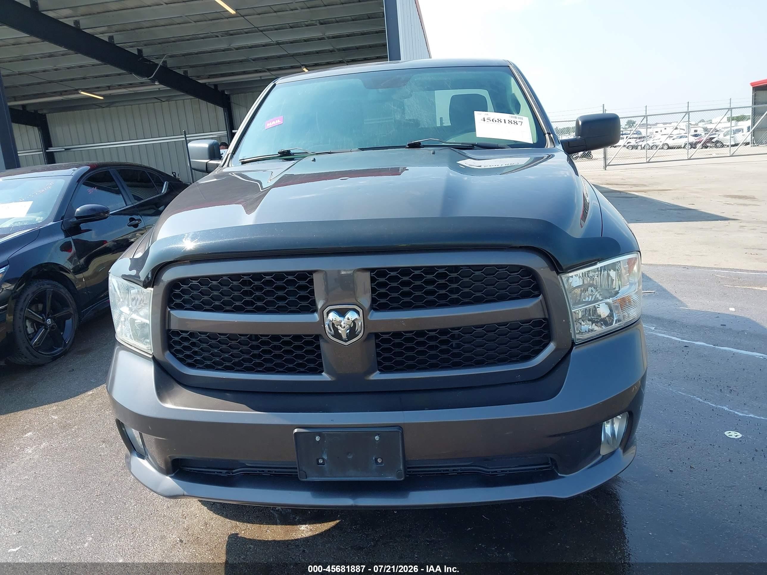 2015 Ram 1500 Express Gray vin: 1C6RR7FT7FS617679