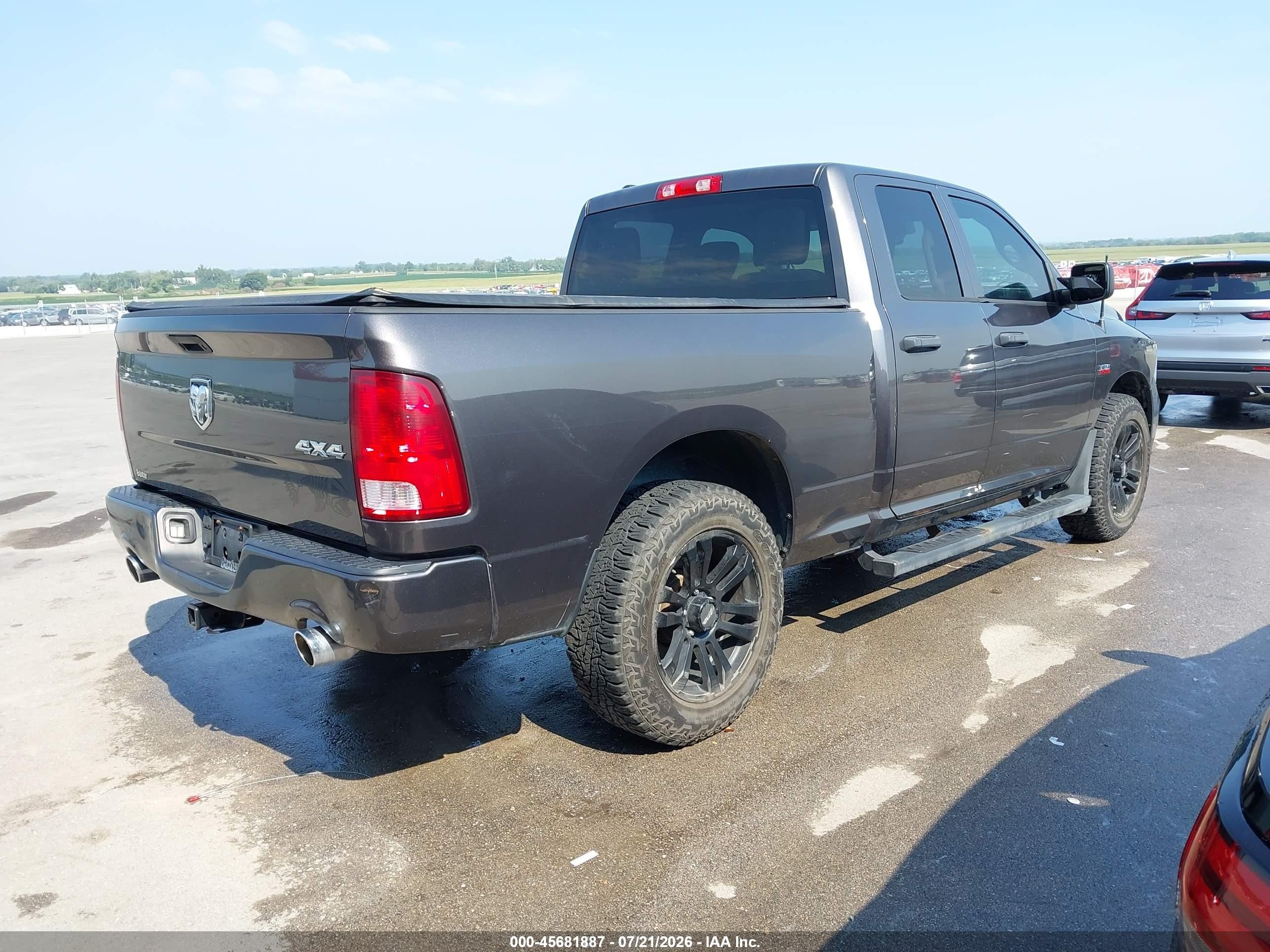 2015 Ram 1500 Express Gray vin: 1C6RR7FT7FS617679