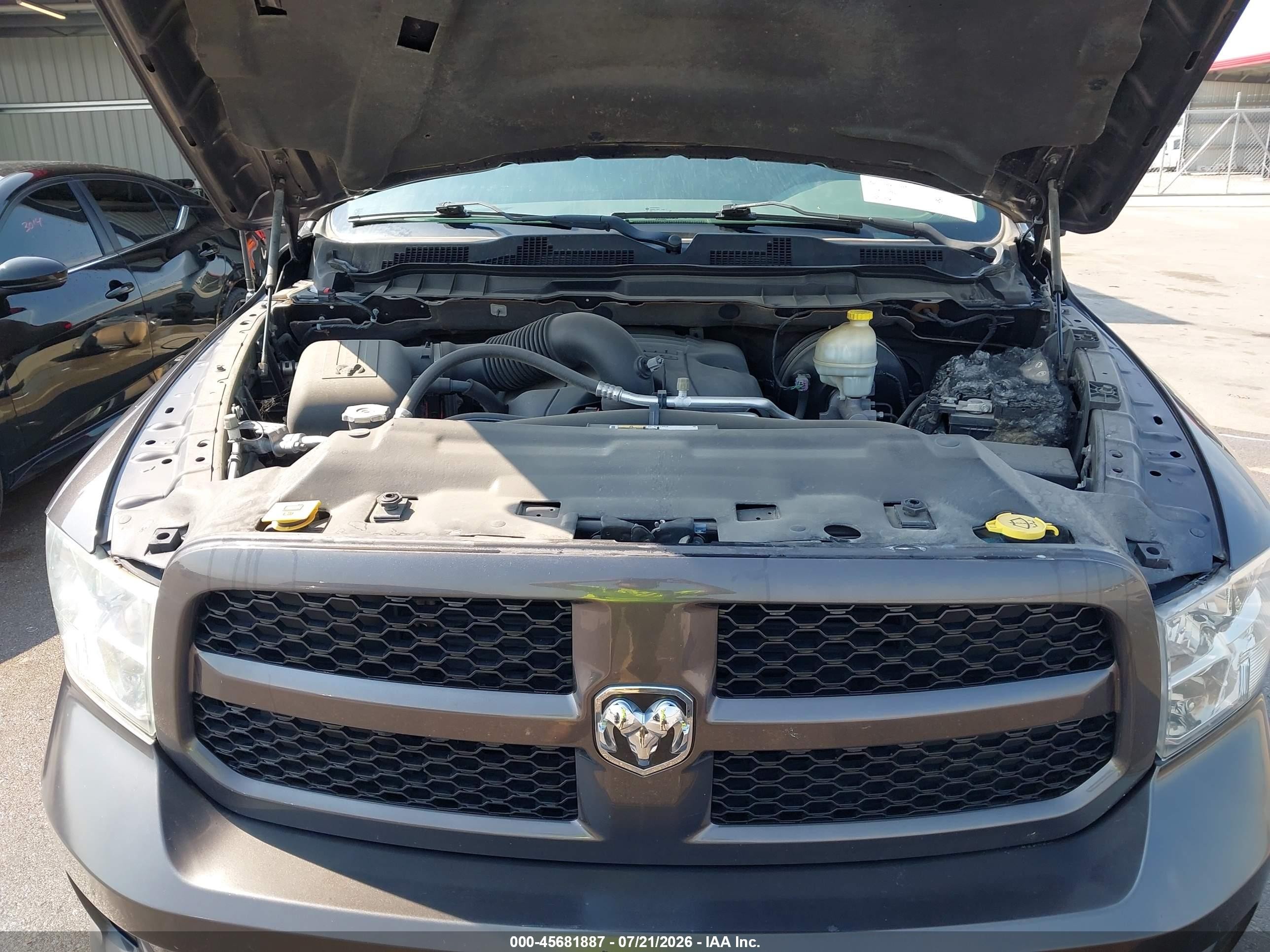 2015 Ram 1500 Express Gray vin: 1C6RR7FT7FS617679