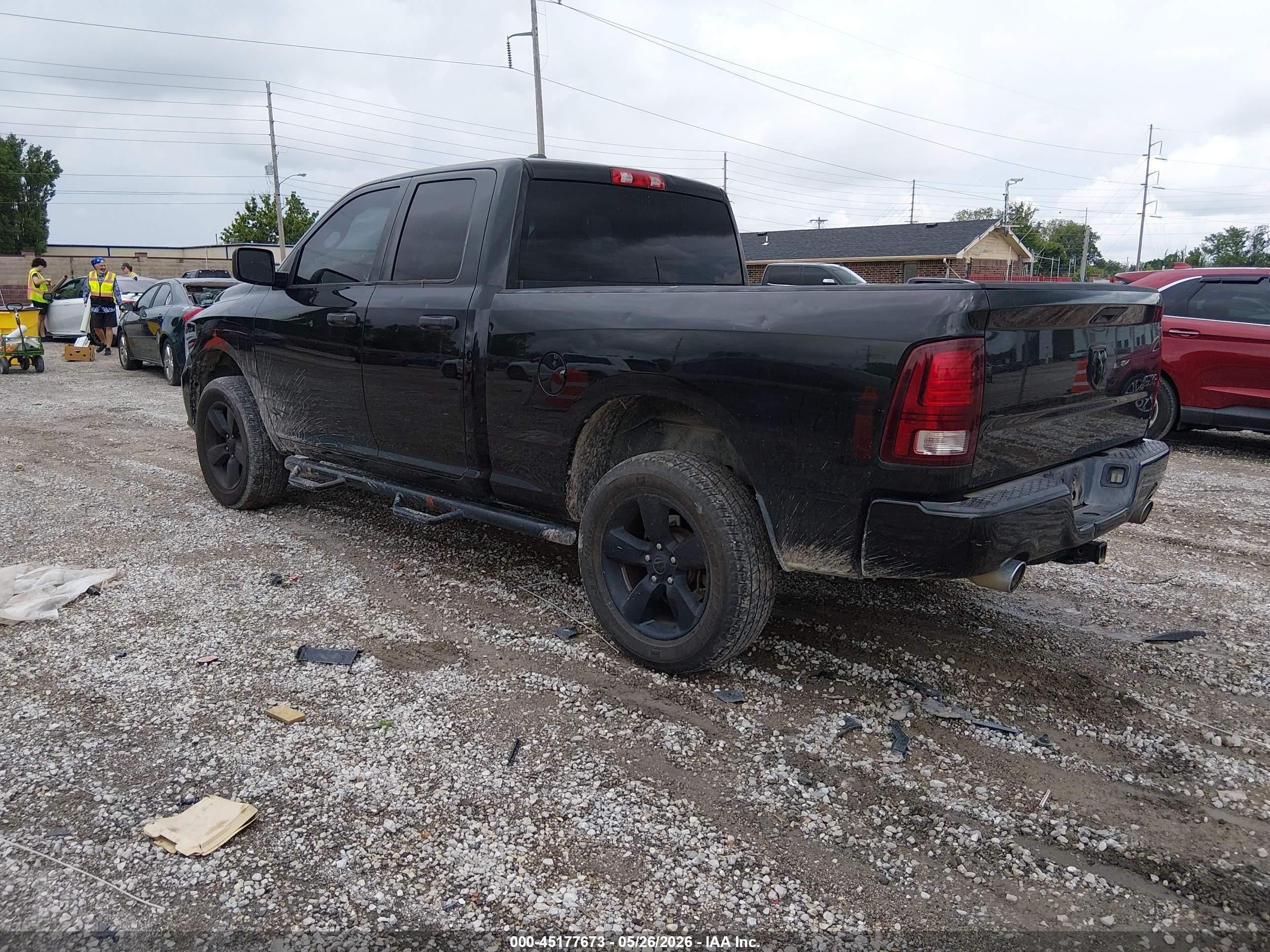 2015 Ram 1500 Express Black vin: 1C6RR7FT7FS636359