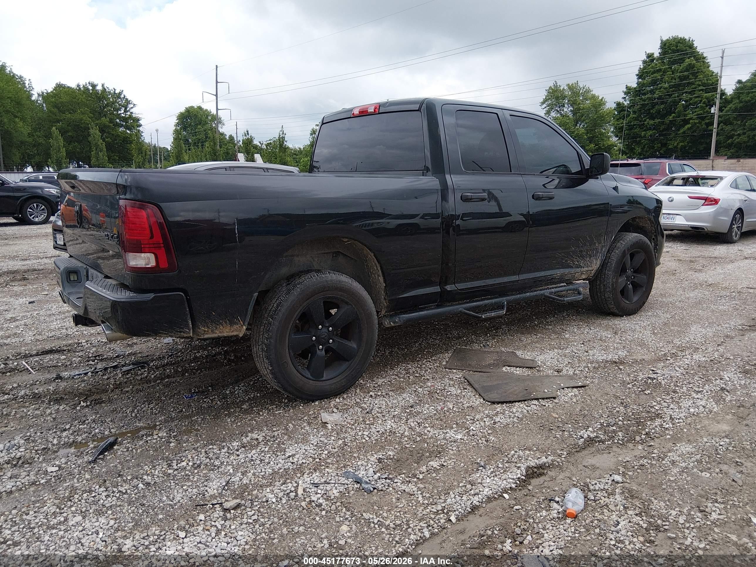 2015 Ram 1500 Express Black vin: 1C6RR7FT7FS636359