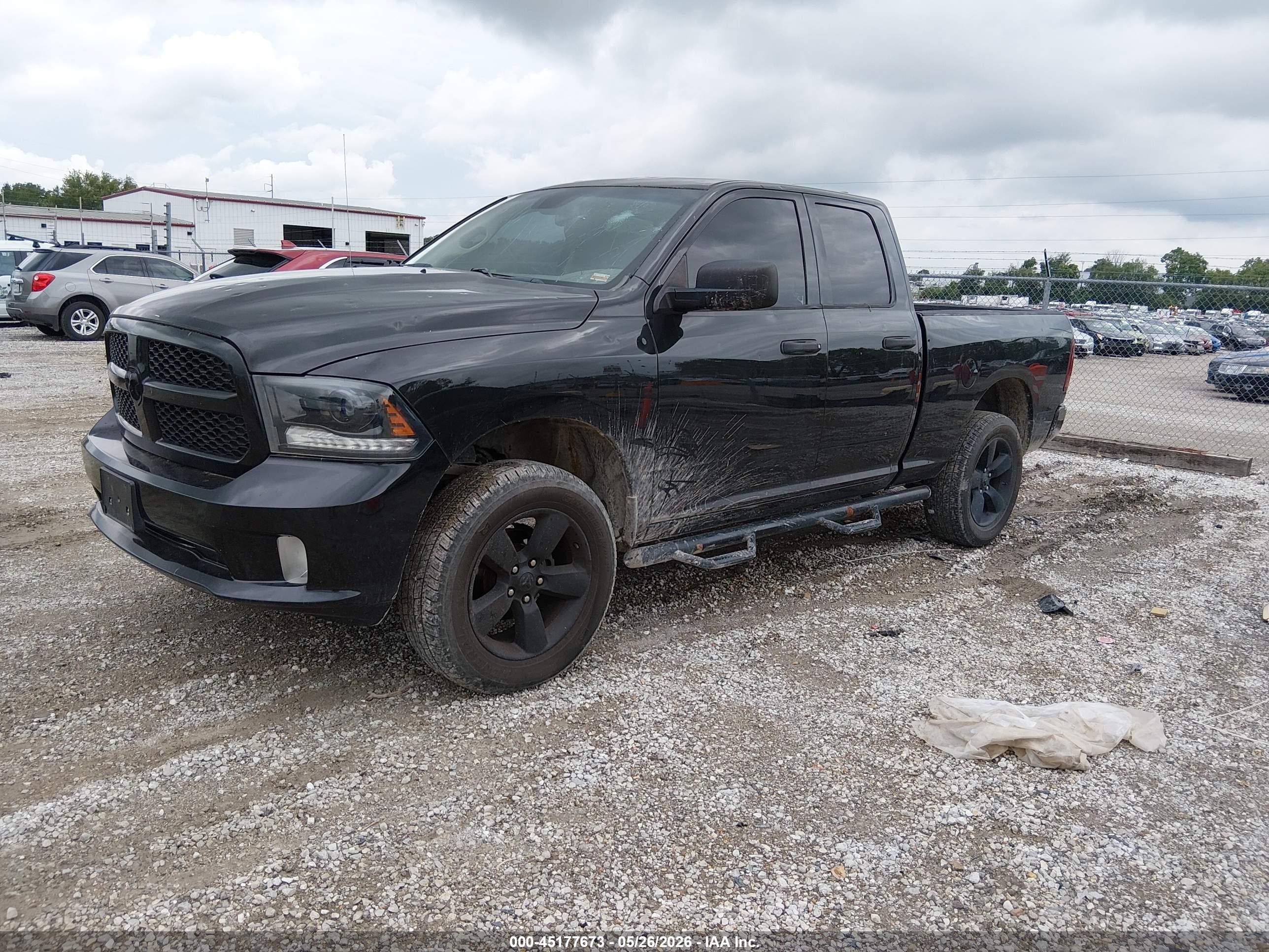 2015 Ram 1500 Express Black vin: 1C6RR7FT7FS636359