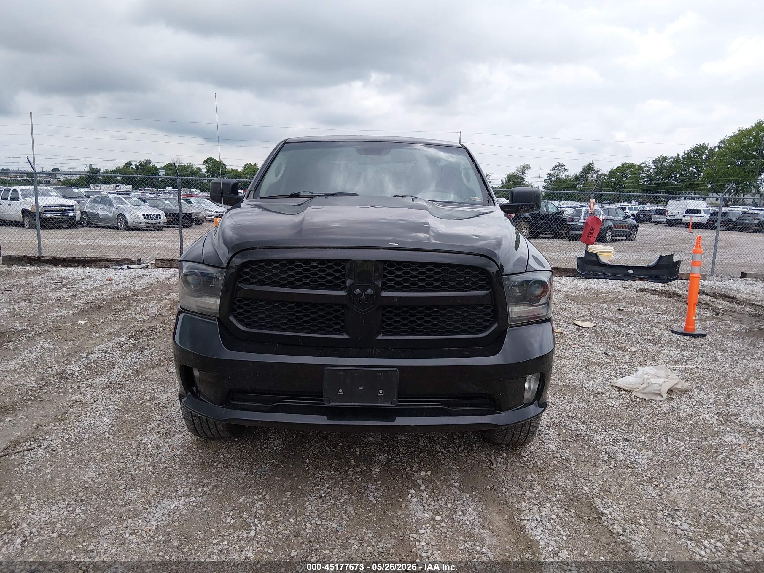 2015 Ram 1500 Express Black vin: 1C6RR7FT7FS636359