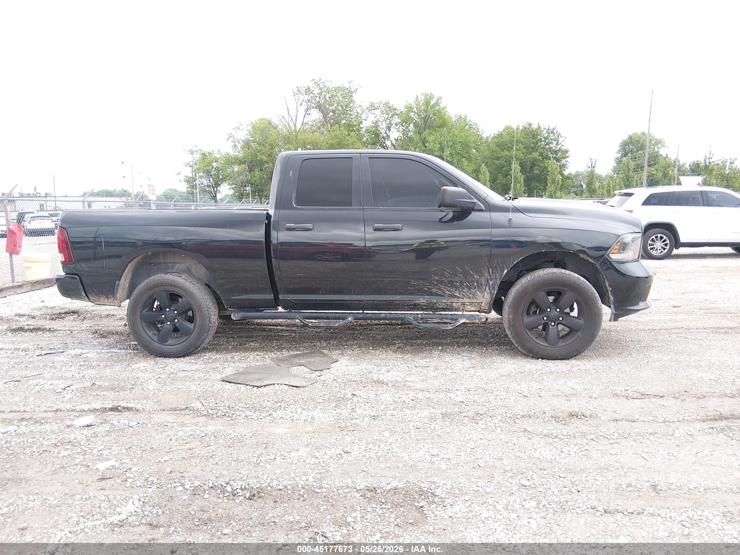 2015 Ram 1500 Express Black vin: 1C6RR7FT7FS636359